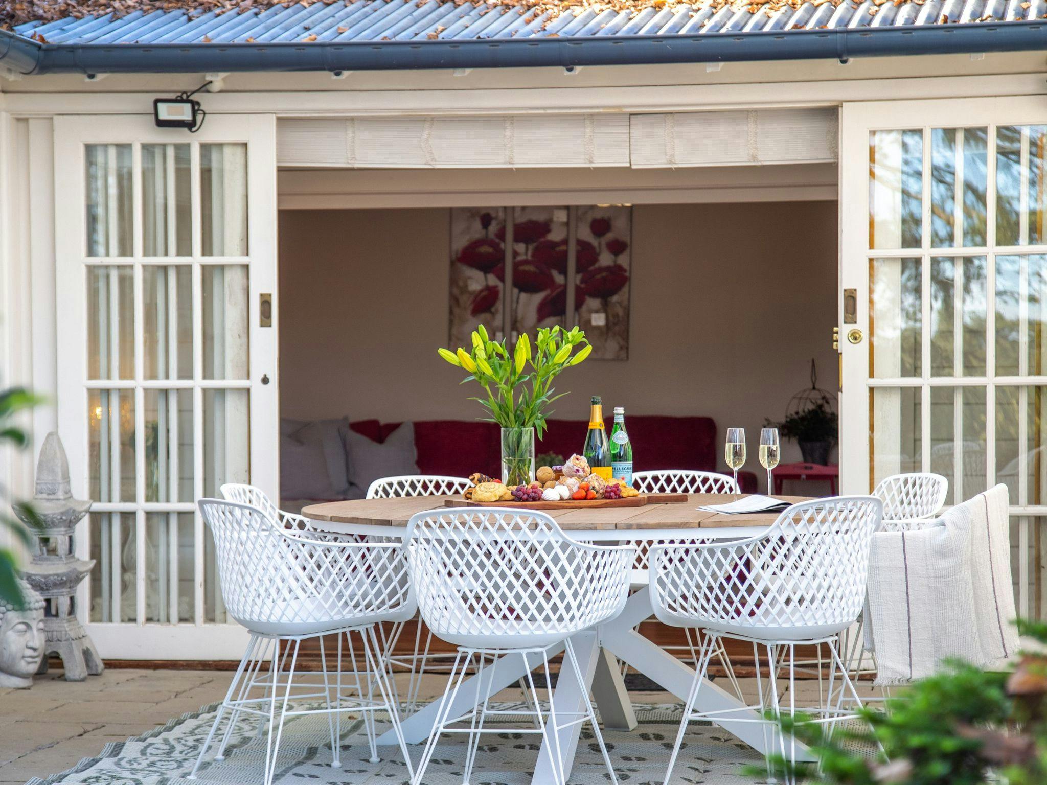 The Foldgarth | Stylish Outdoor Entertaining Area with Garden Views