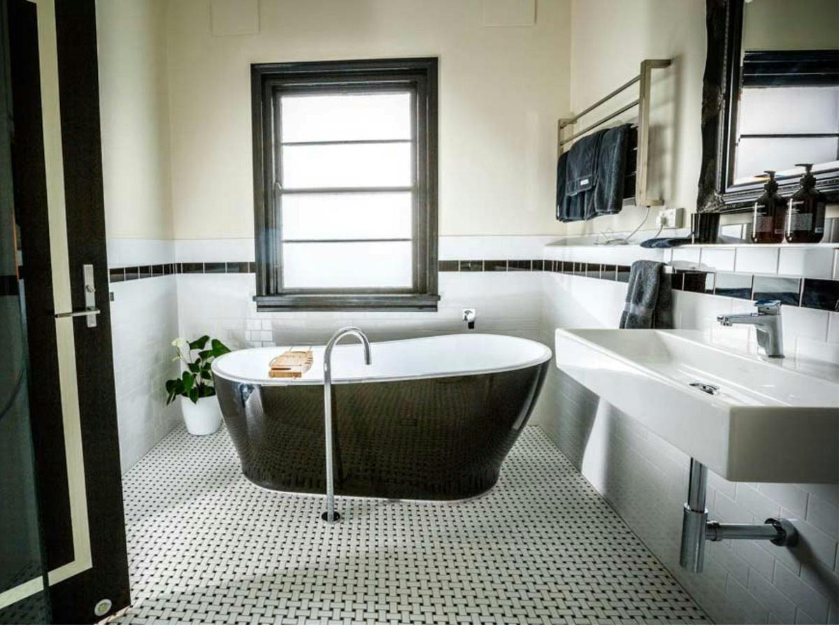 One of the luxury bathrooms at The Commercial Boutique Hotel