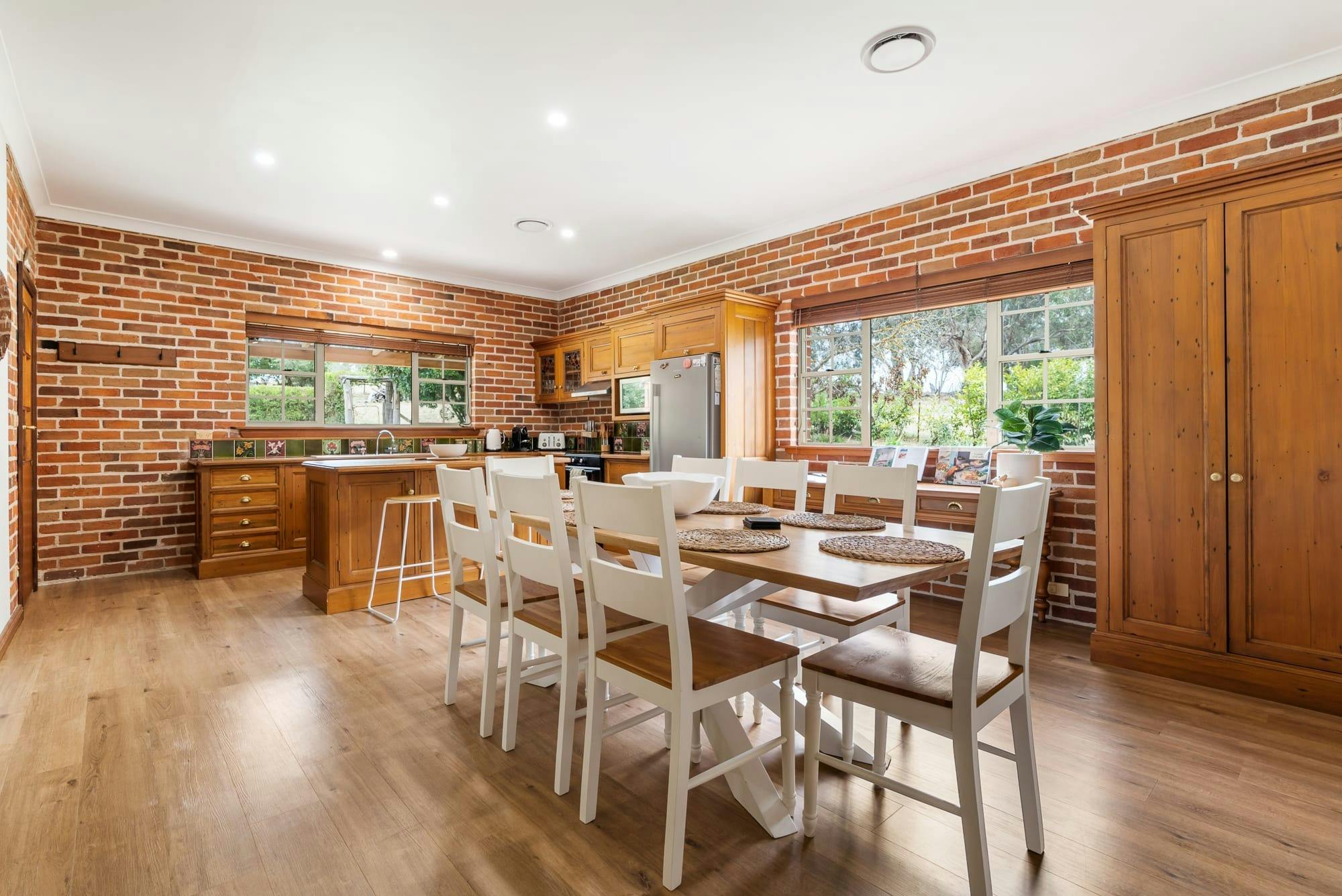 Dining room at "The Estait" Homestead