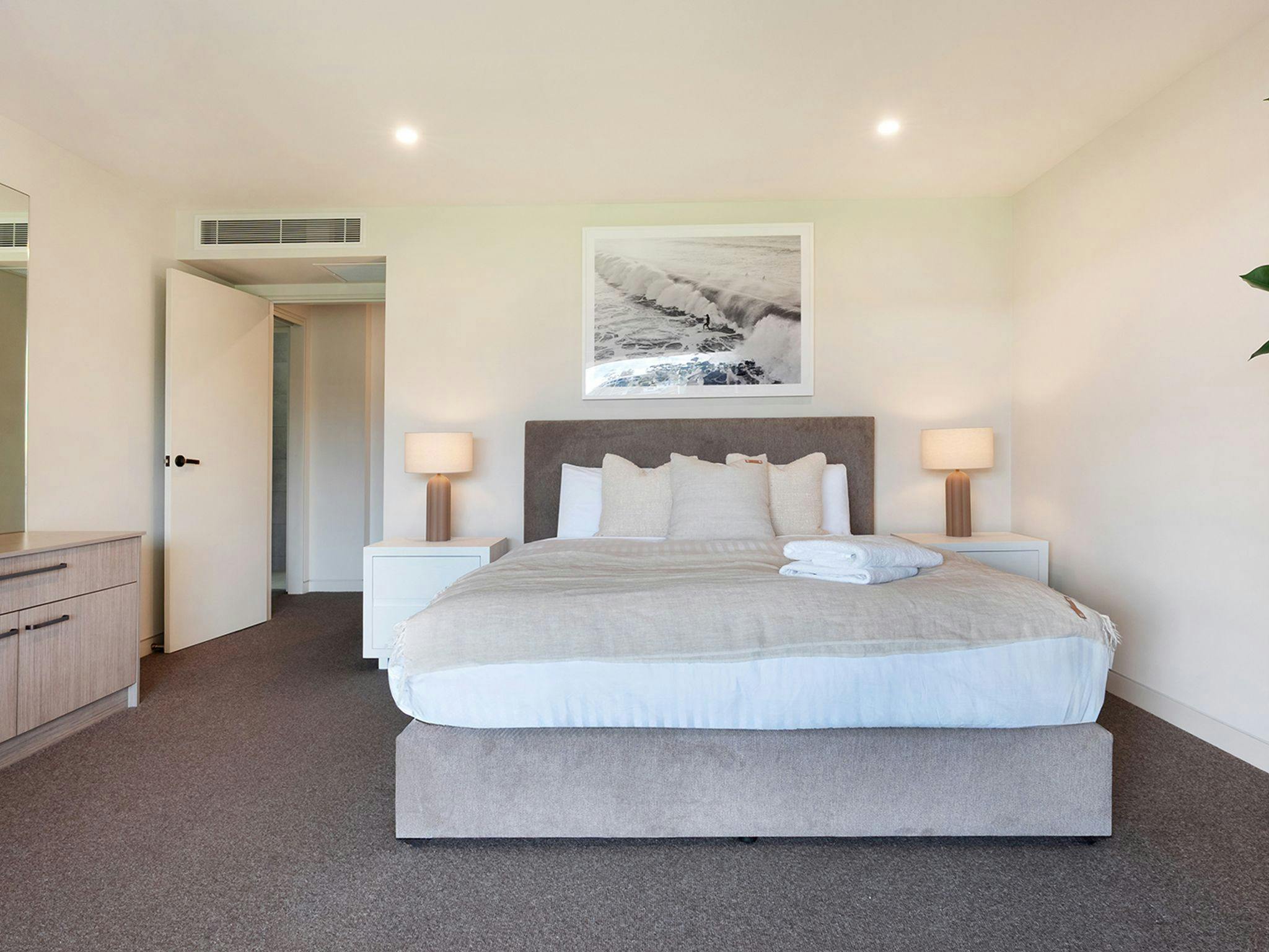 Surf n Turf - The Grandstand | Bedroom 1 | King