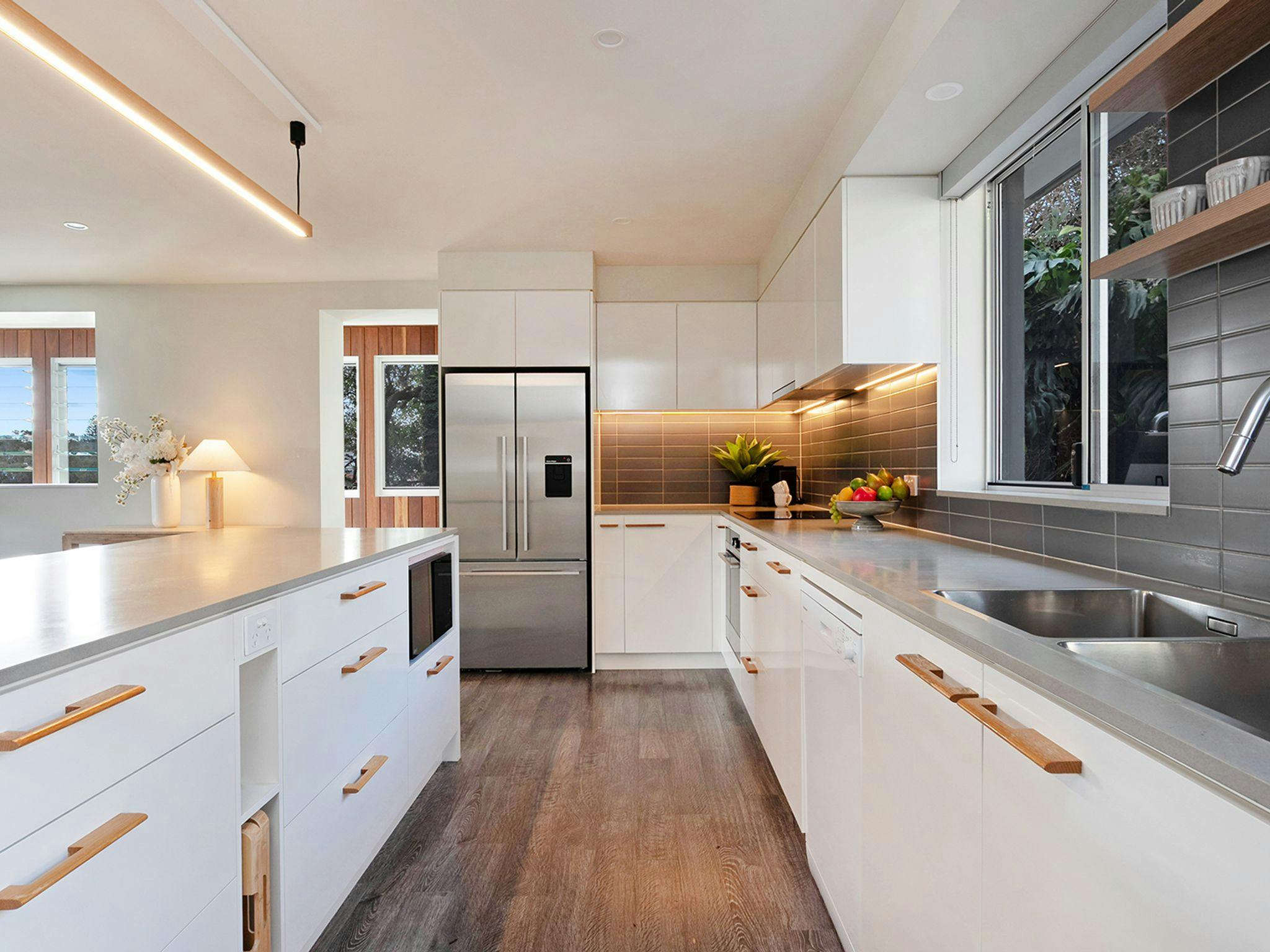 Surf n Turf - The Grandstand | Open plan chefs kitchen 