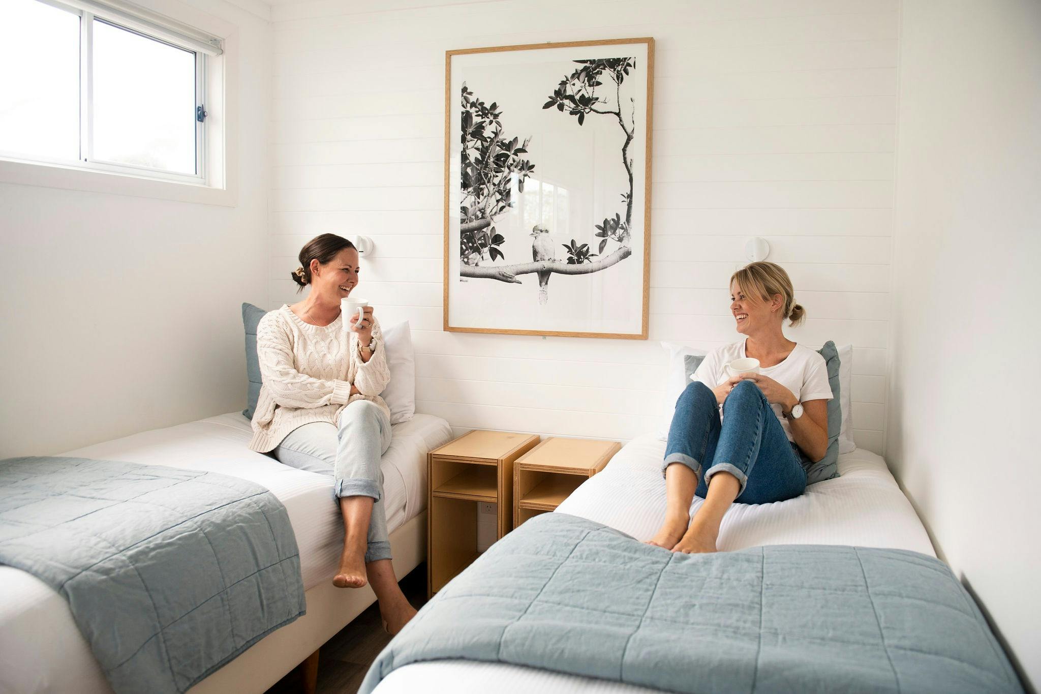 Surfside Cabin Second Bedroom - two singles or King bed option