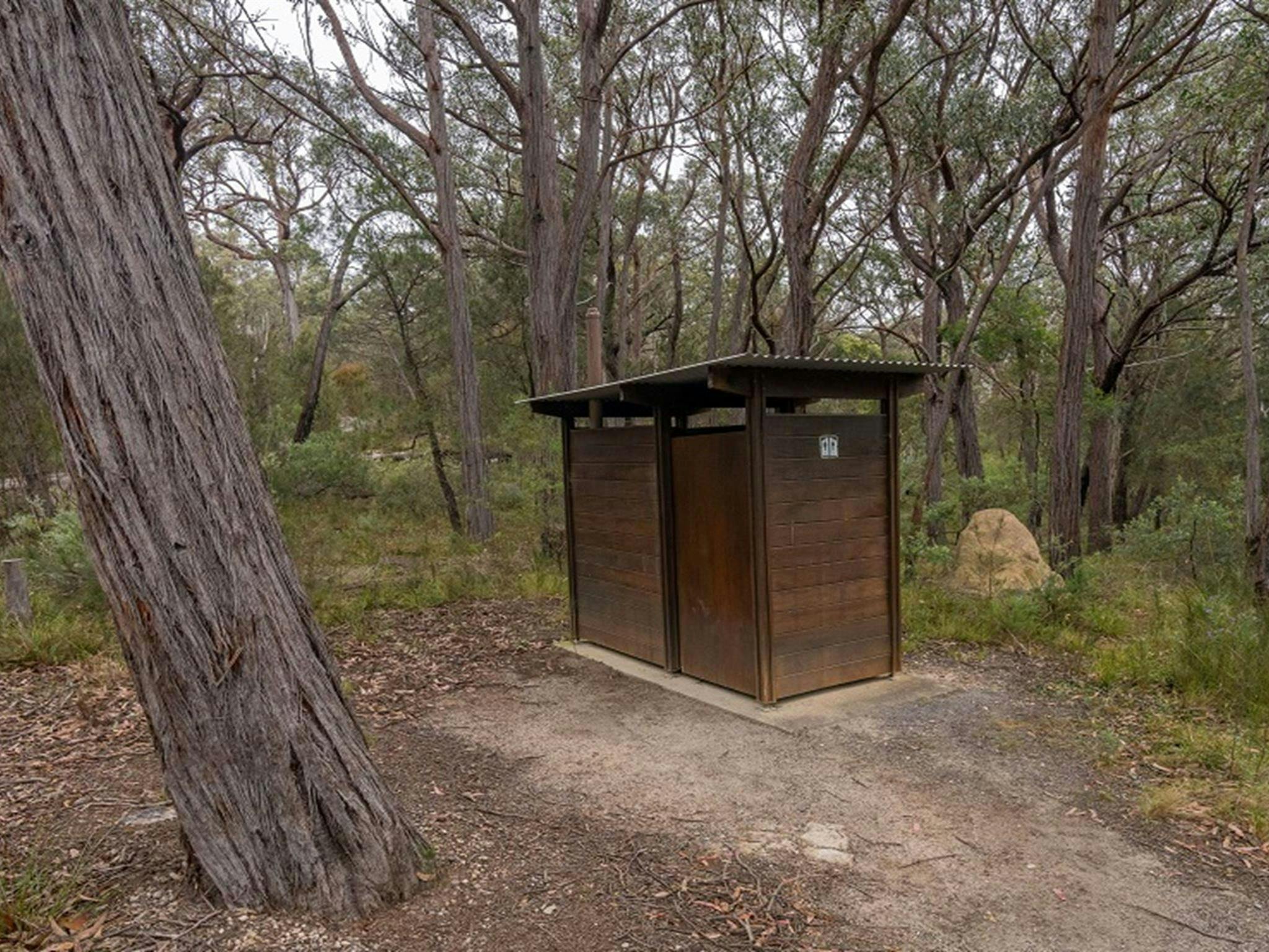 The toilet facility at Adams lookout and picnic area, Bungonia National Park. Photo: John