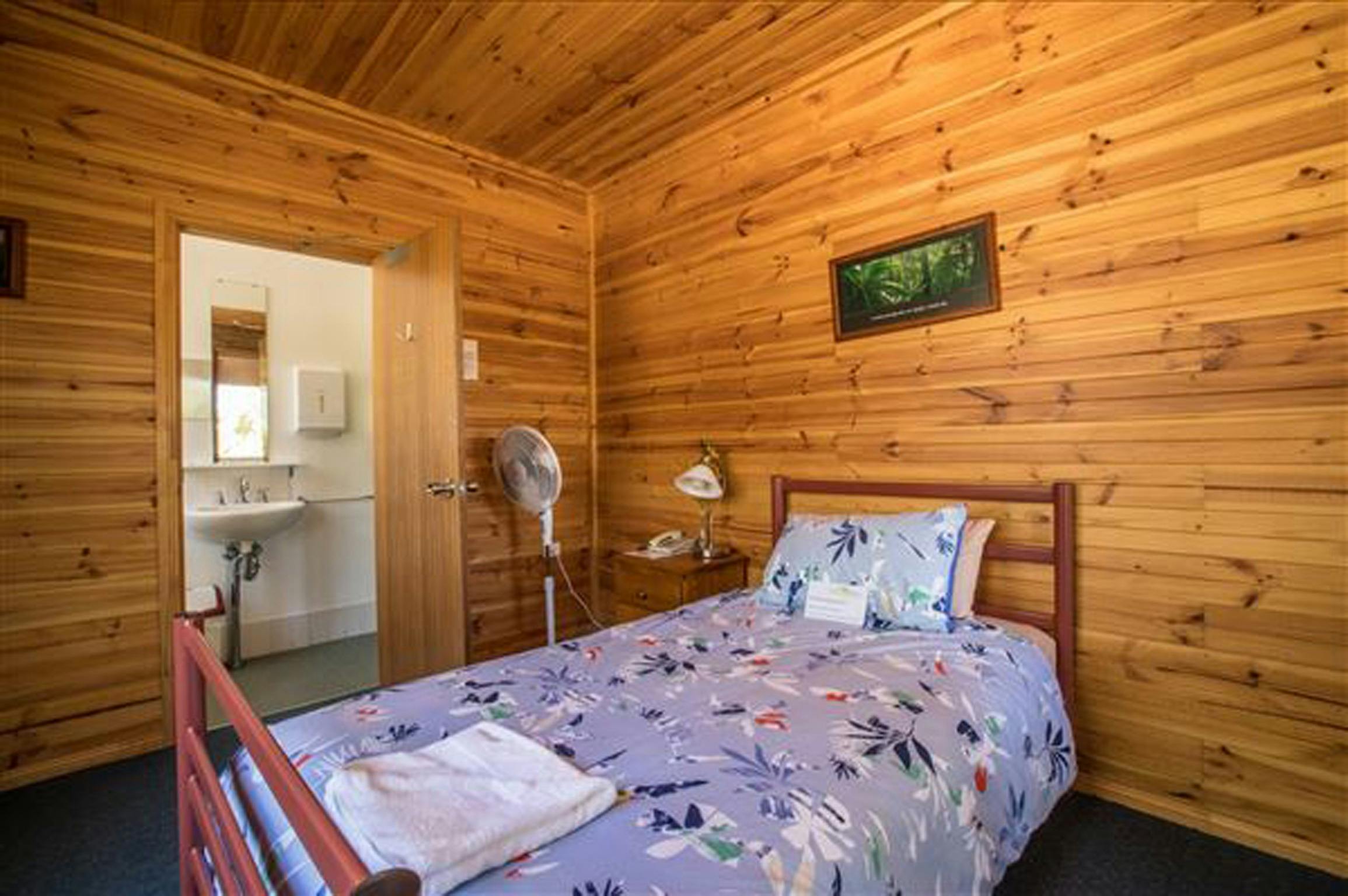 Inside the en-suite accommodation