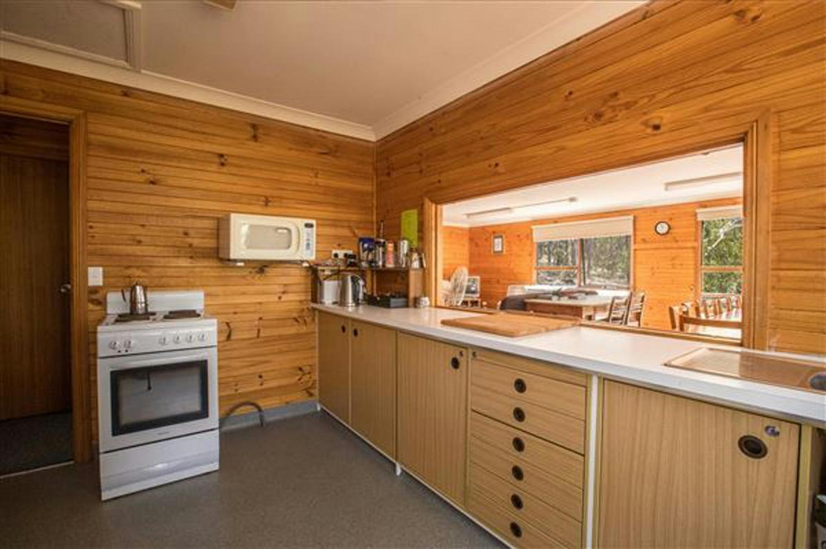 Kitchen and dining areas