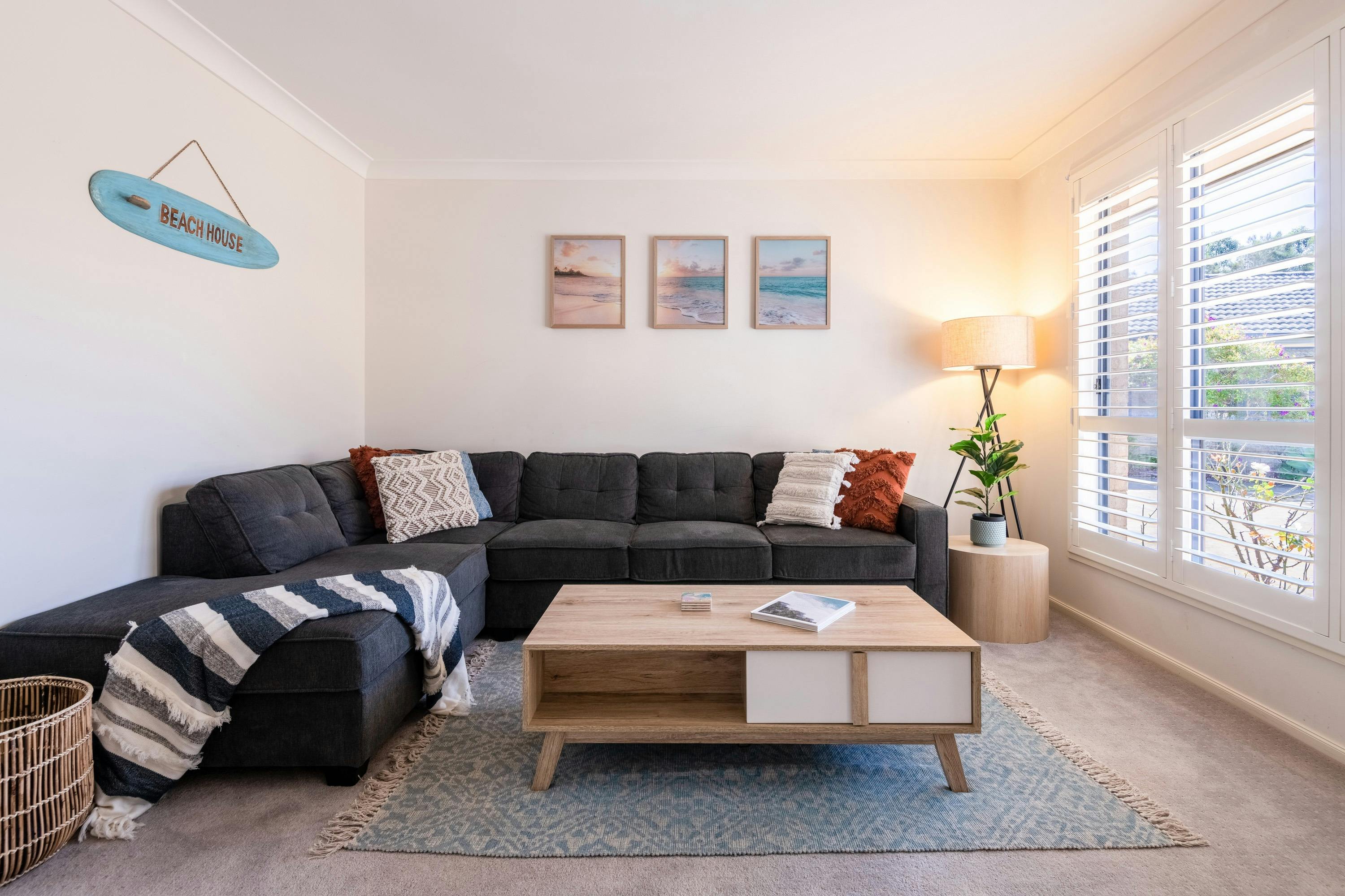 Spacious and comfortable living area