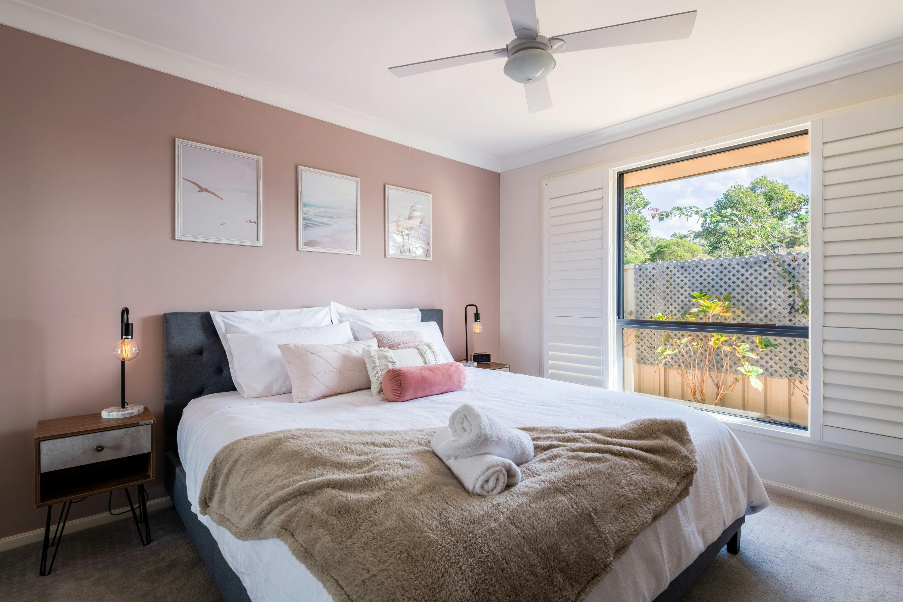 Master bedroom with King bed