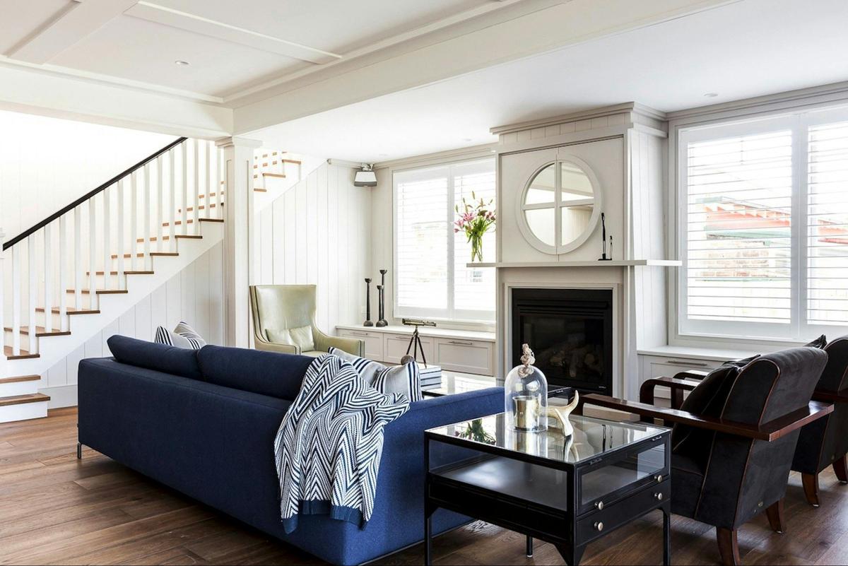 You'll love the magnificent fireplace in the living area