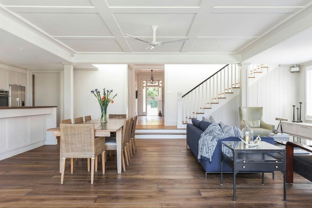 You'll love the open plan living/dining area with high ceiling