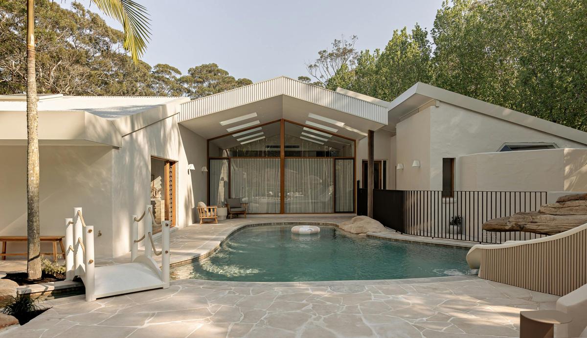 Pool area with Slide