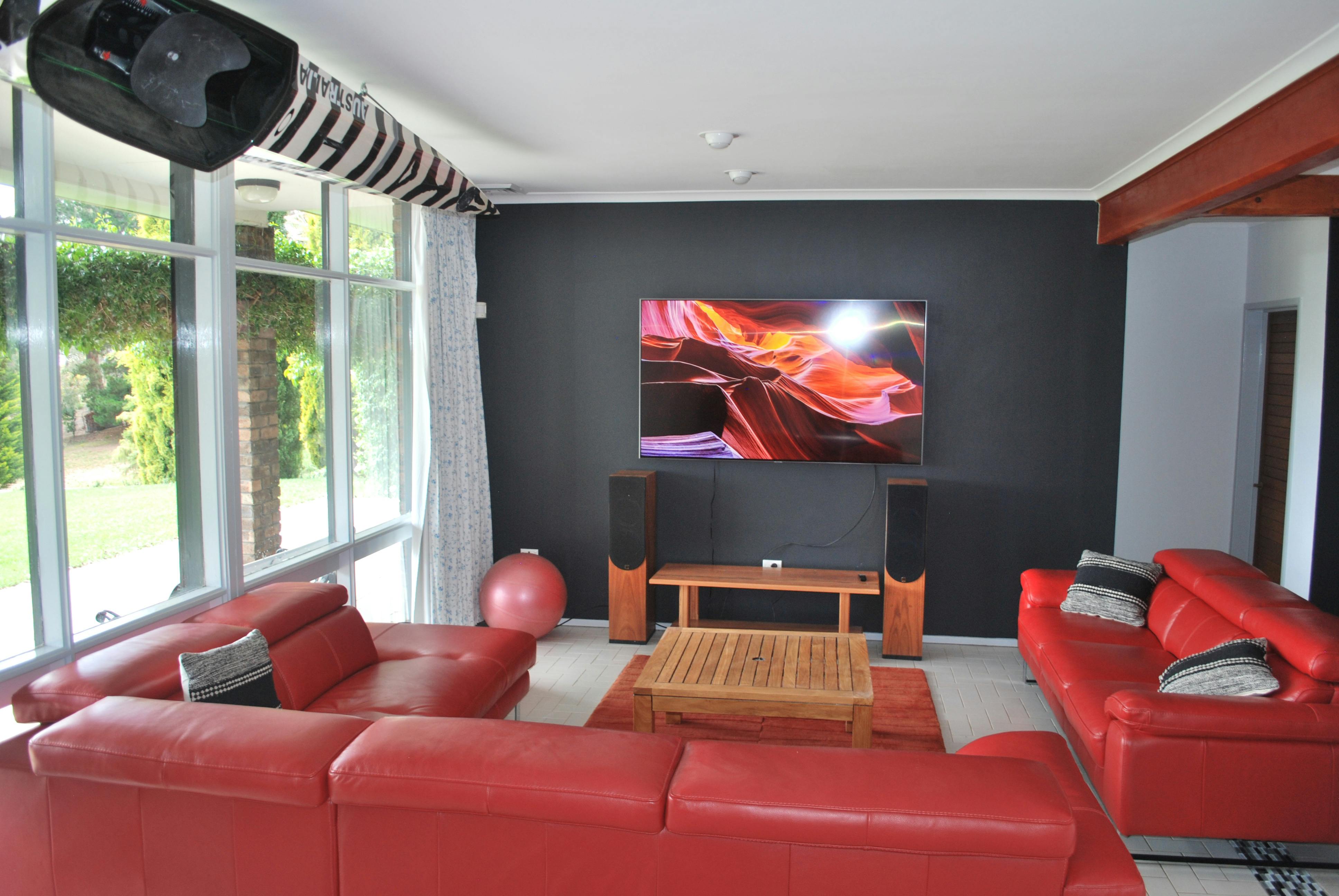 Downstairs lounge room