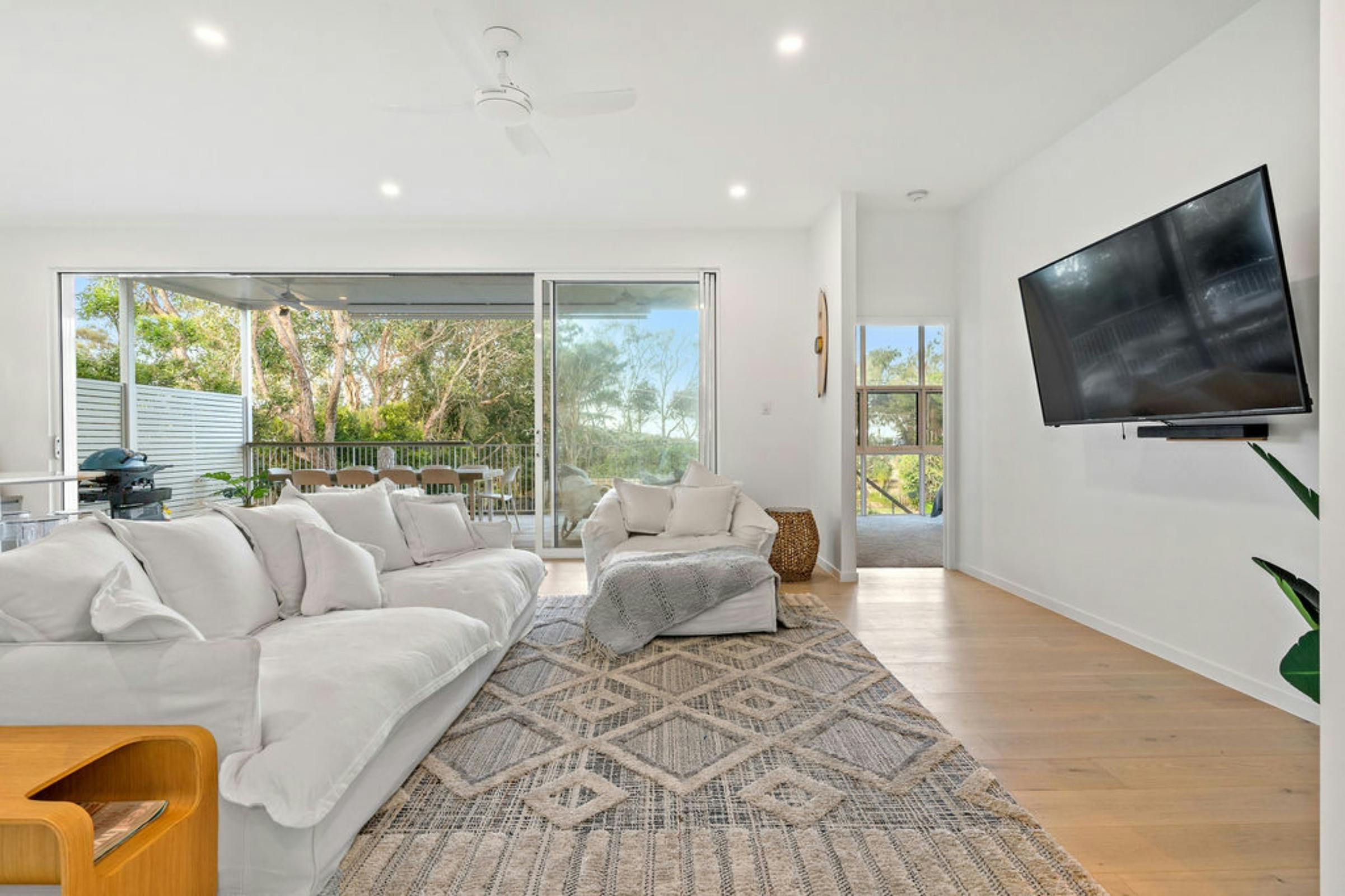 the ample space to relax