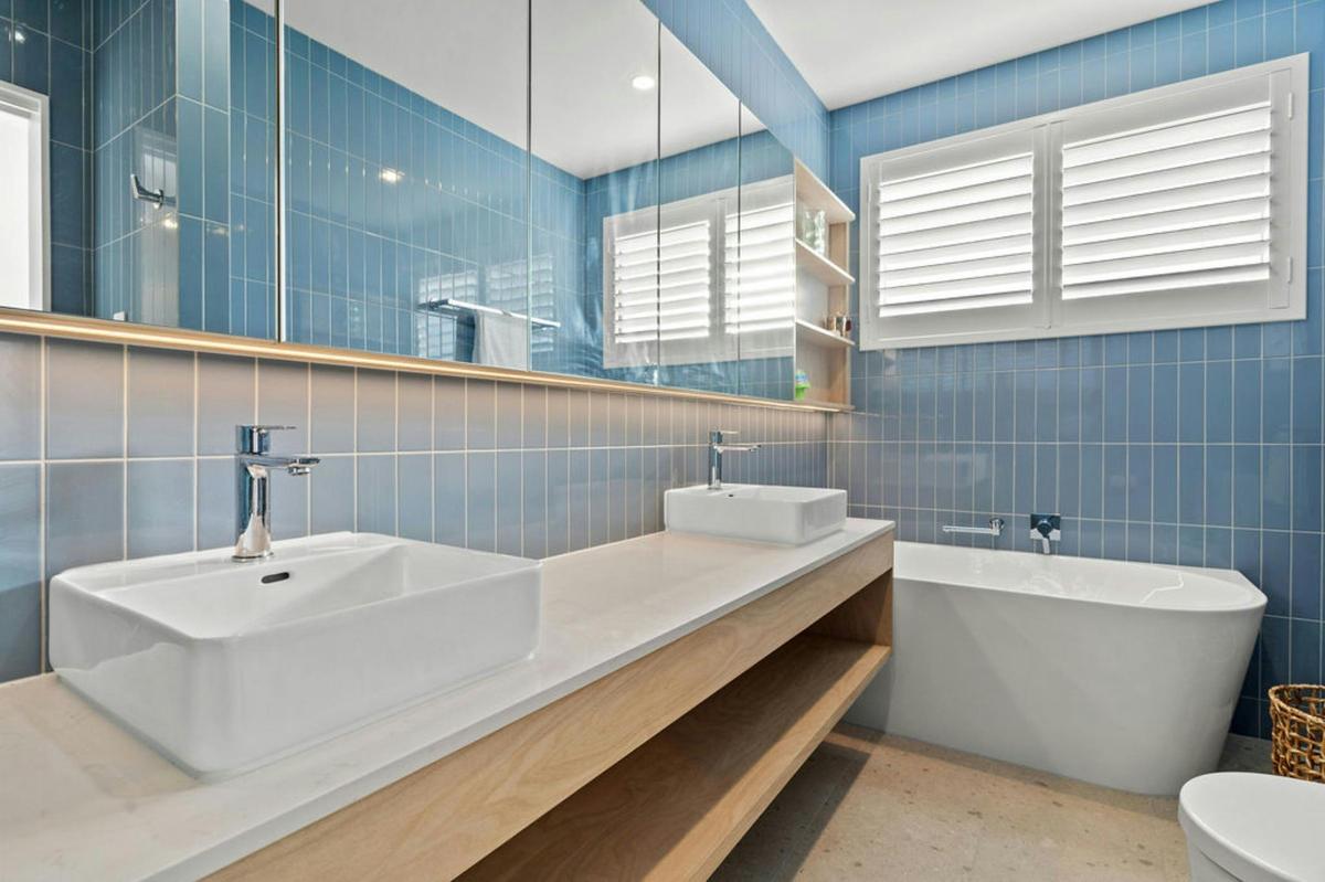 the modern bathroom
