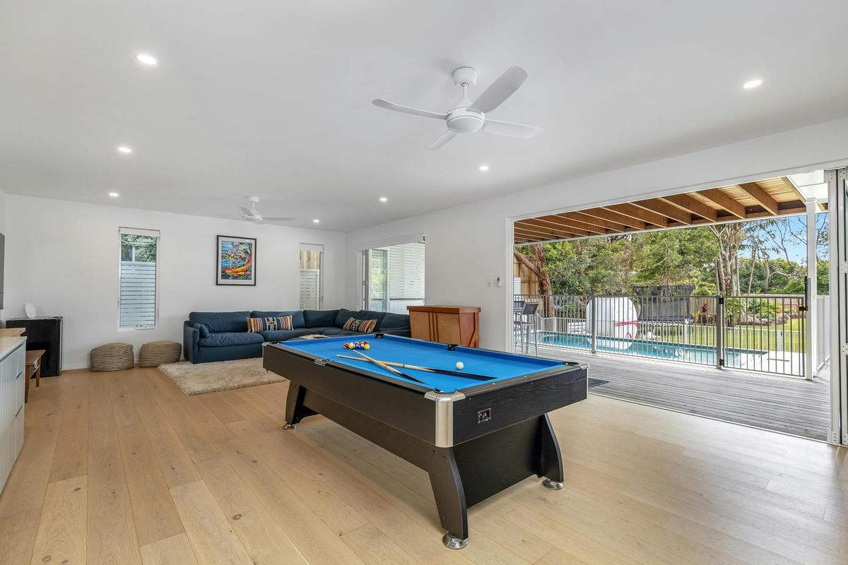 the pool table