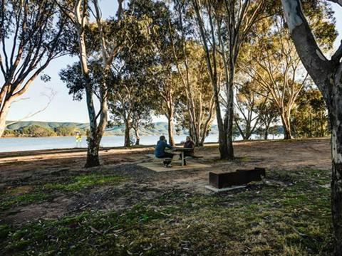 The Pines campground, Kosciuszko National Park. Photo: Murray Vanderveer/DPIE