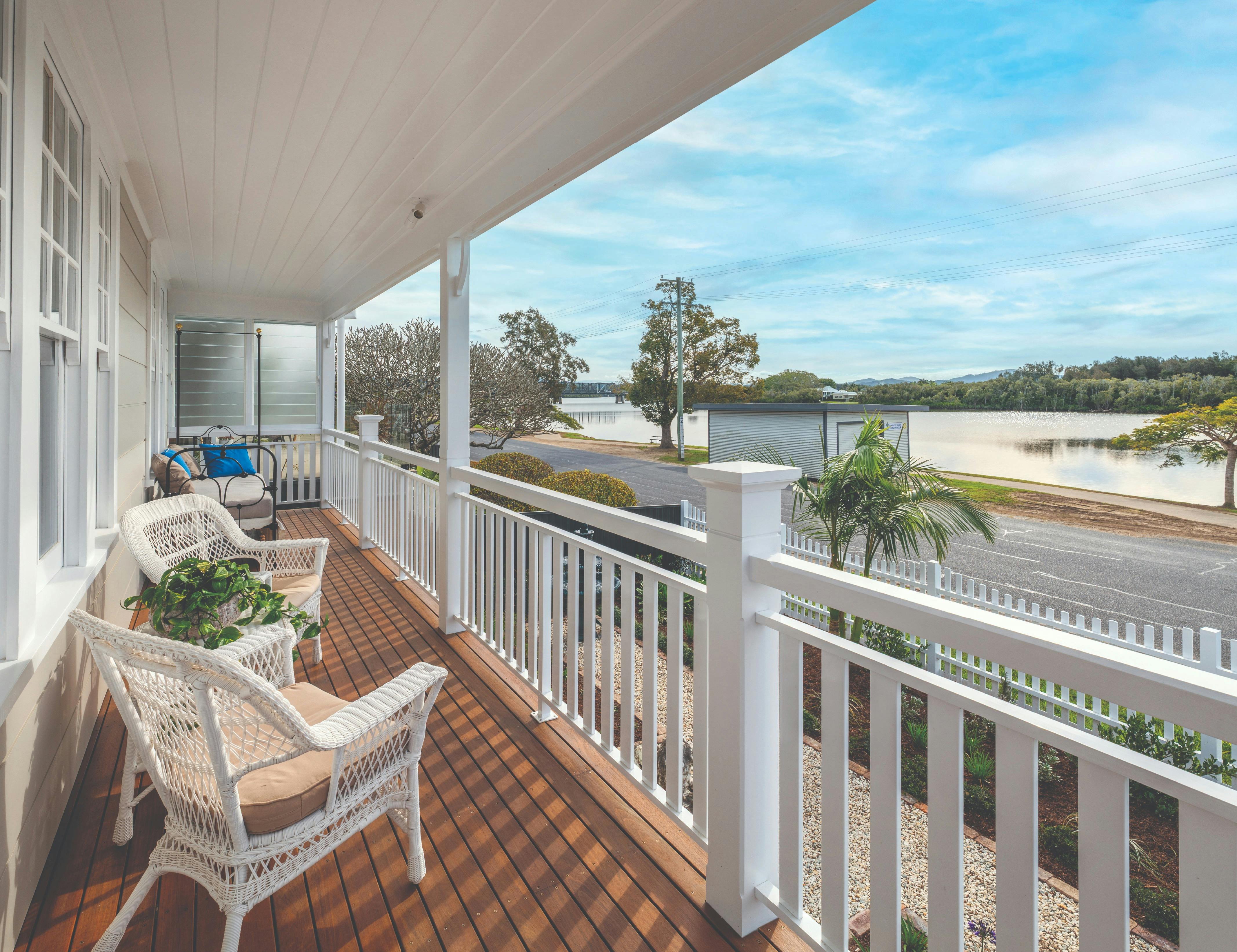 Front Verandah of the River House / the River Suite