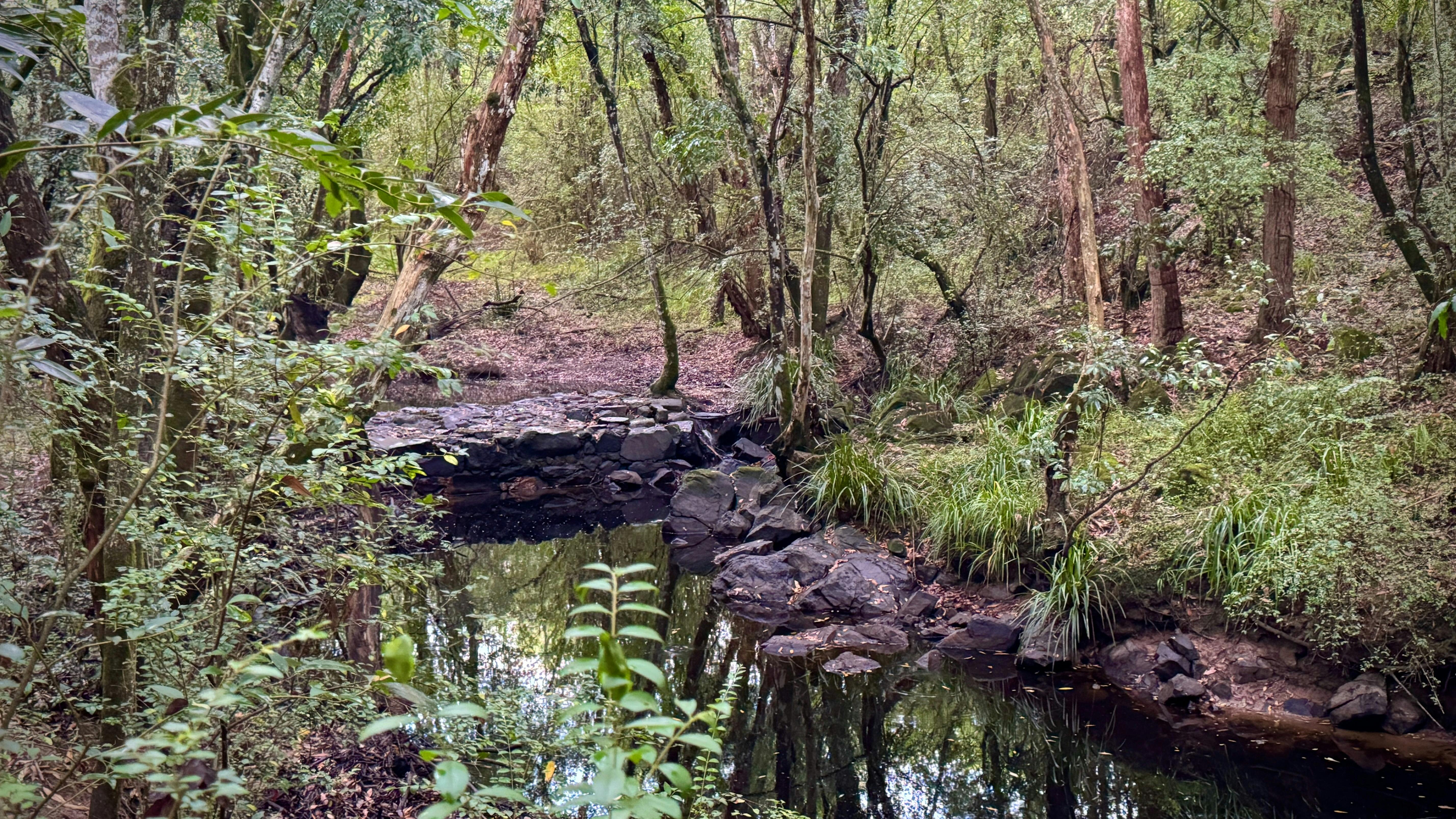 Enjoy our private creek trail