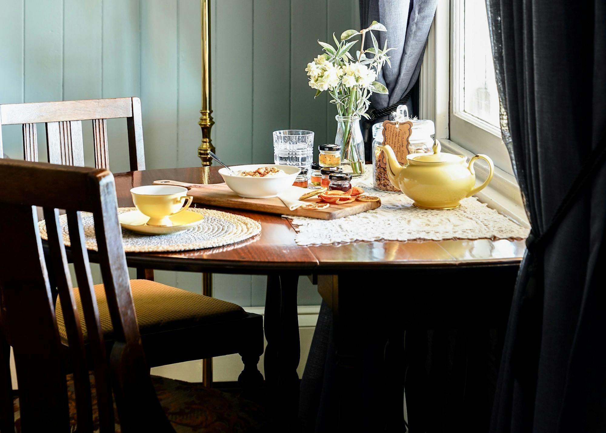 Breakfast, with a view