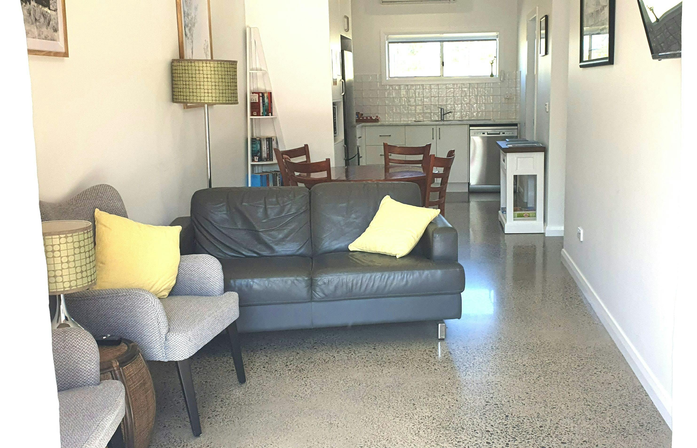 Living and dining area