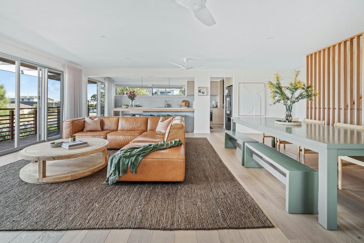 Upstairs Living and Dining