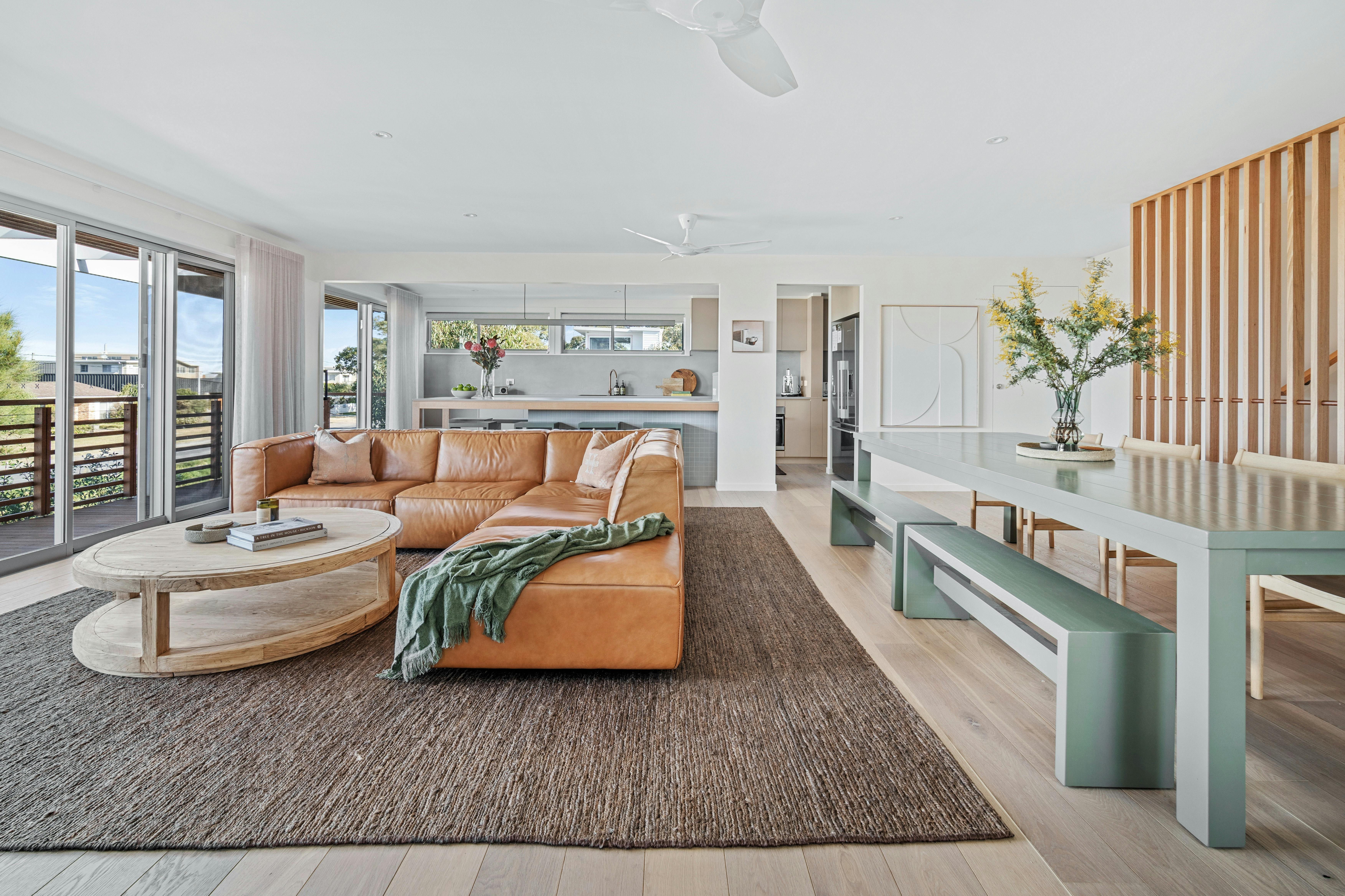 Upstairs Living and Dining