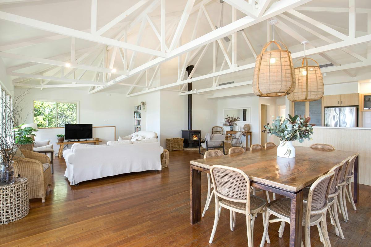 Upstairs living area