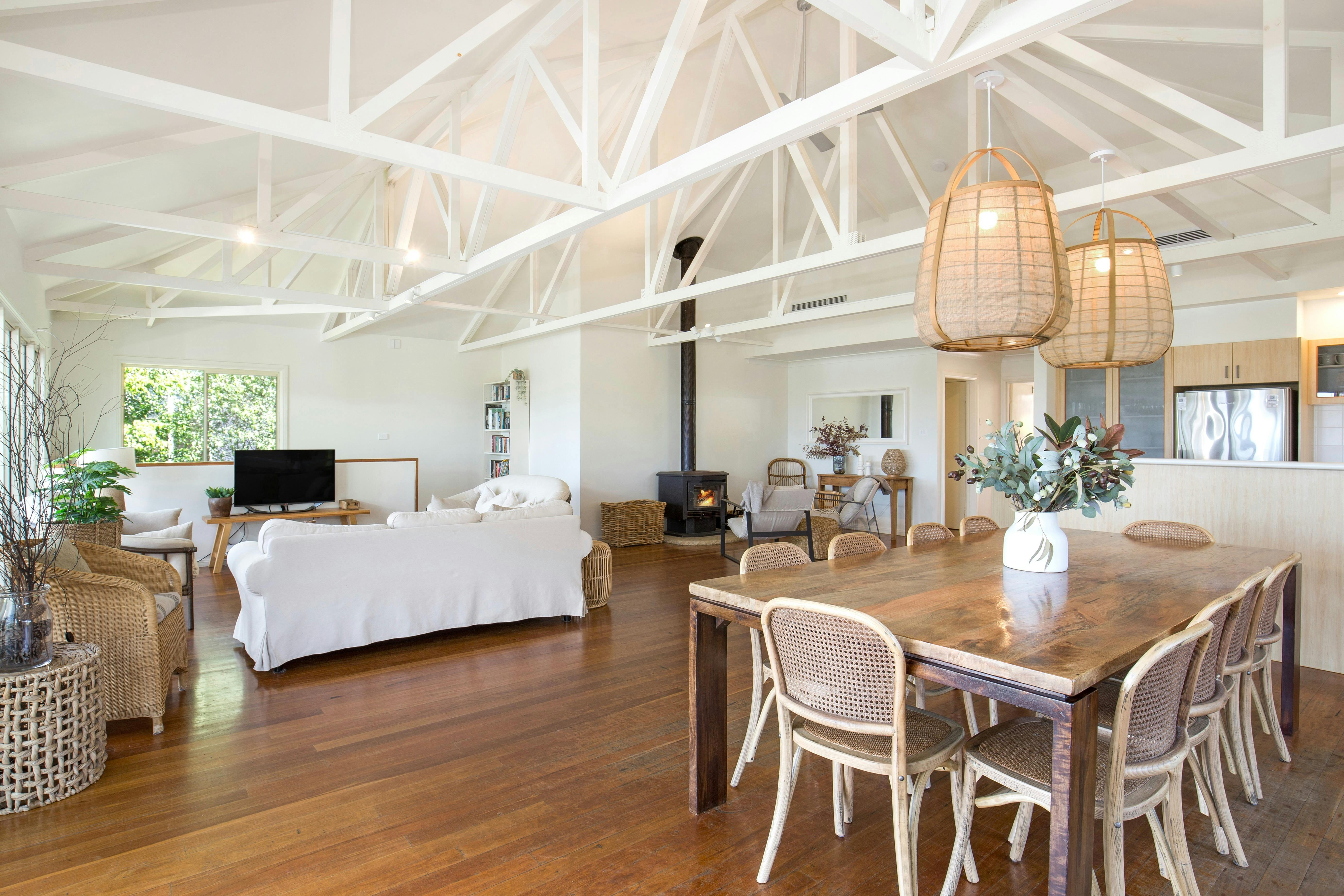Upstairs living area