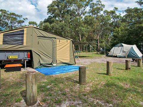 Wells campground, Myall Lakes National Park. Photo: John Spencer/NSW Government