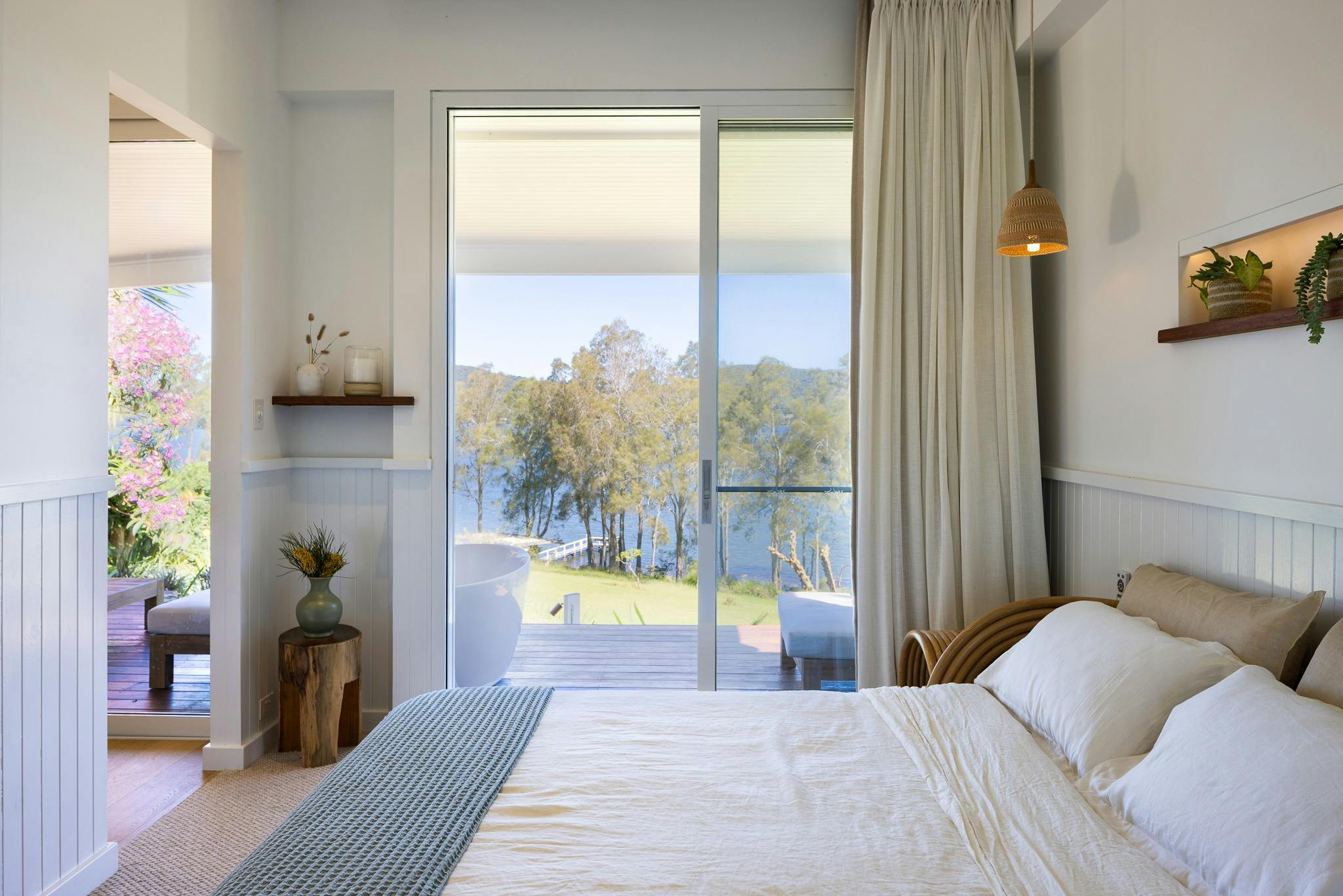 Lakefront Villa Bedroom