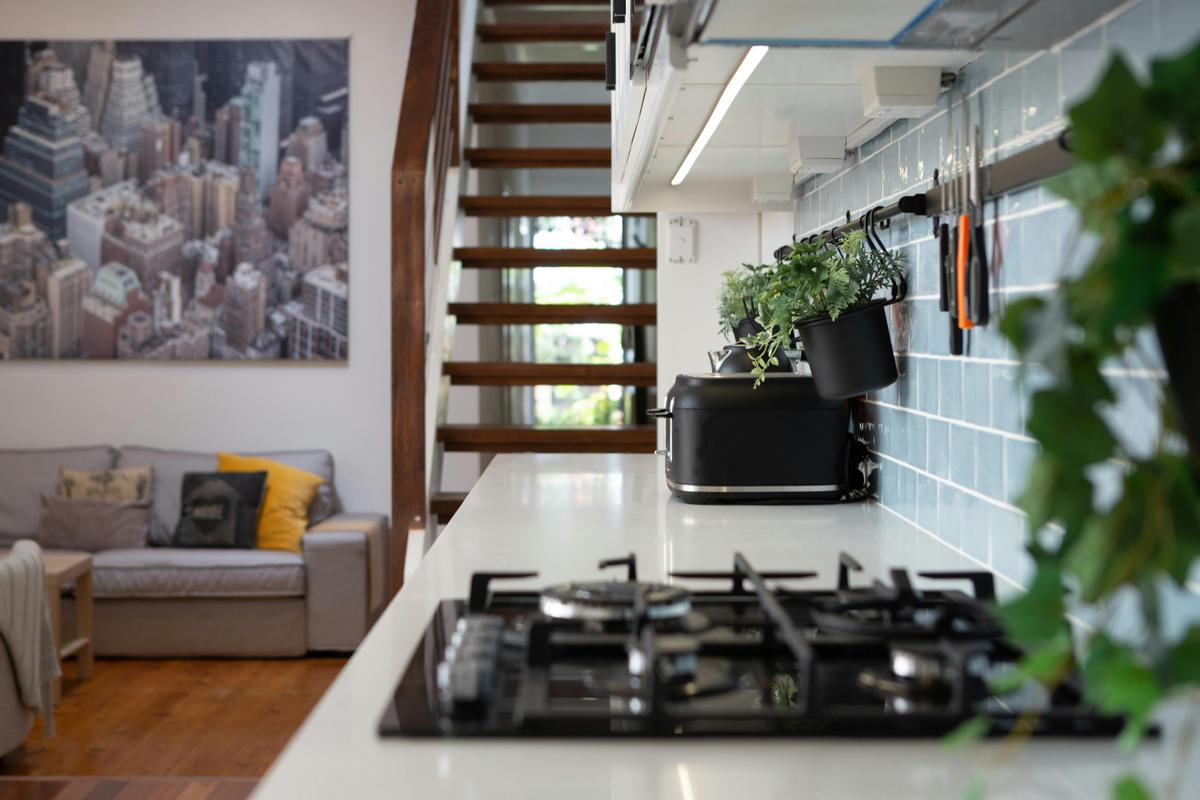 view from kitchen