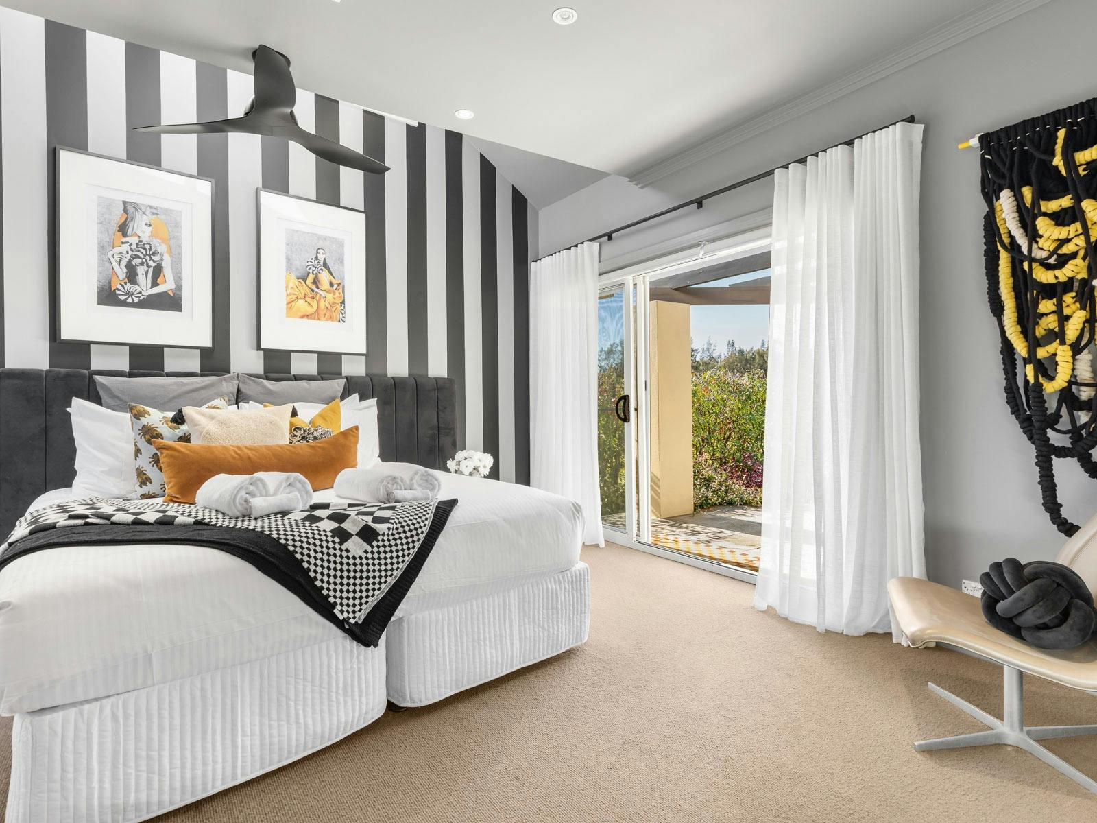 The Lake House master bedroom