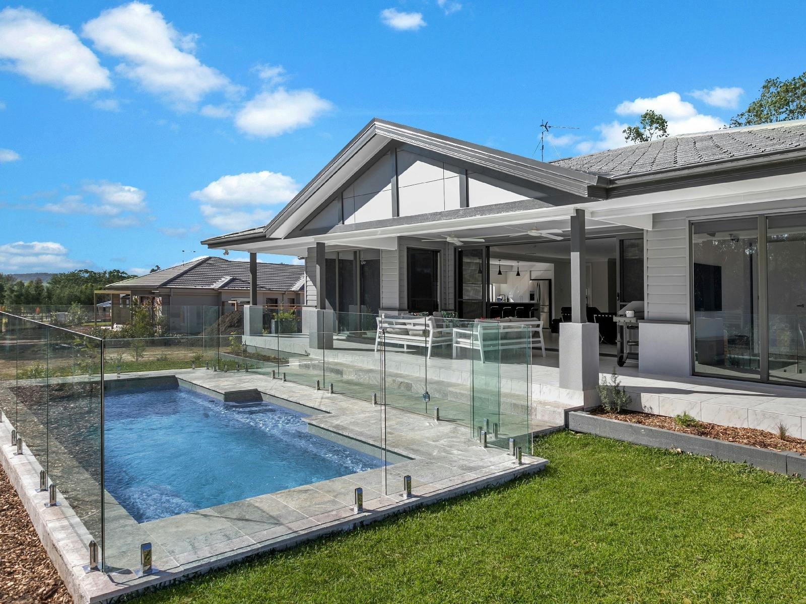 The Residence pool and outdoor entertainment area