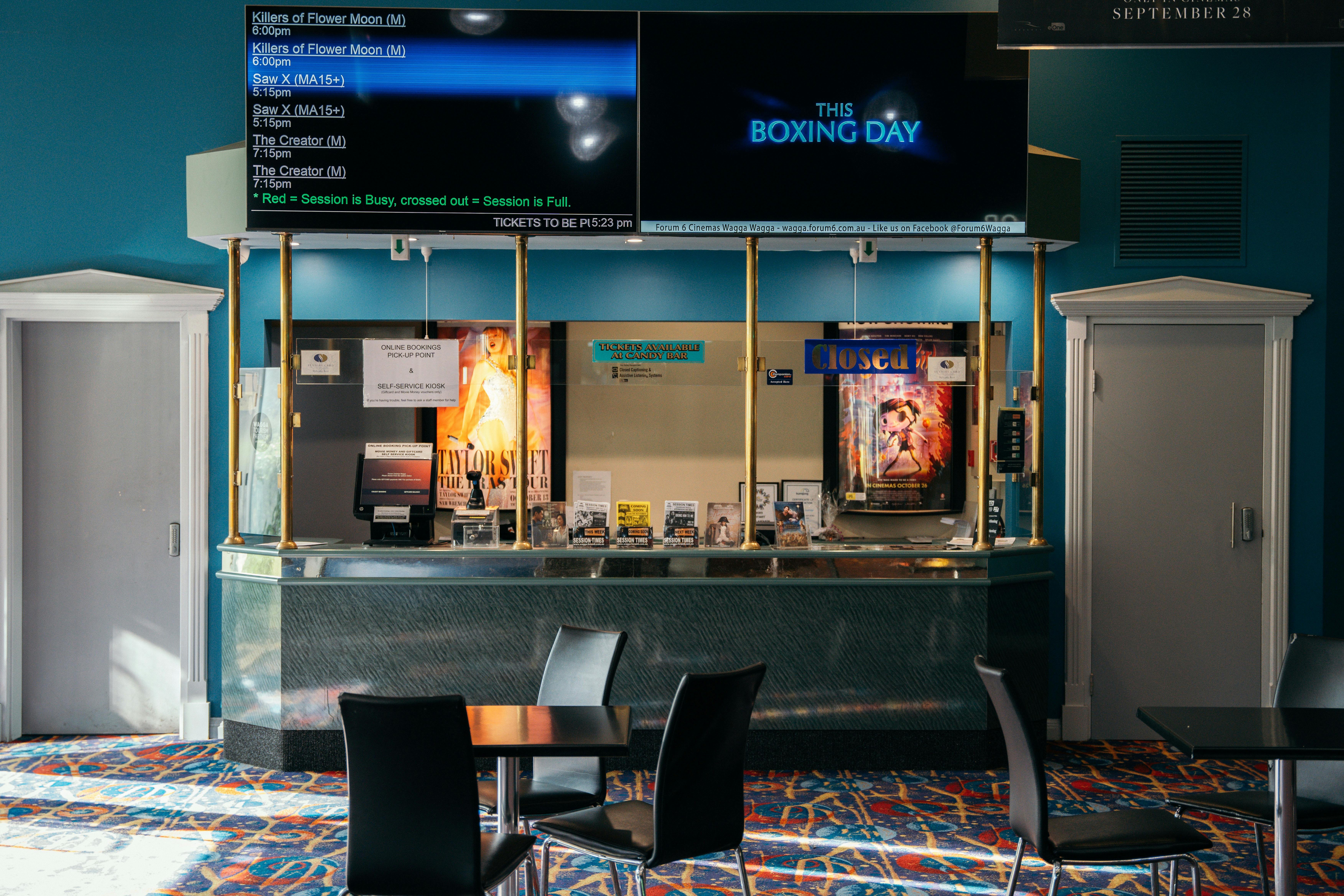 A photo of our Box Office Area