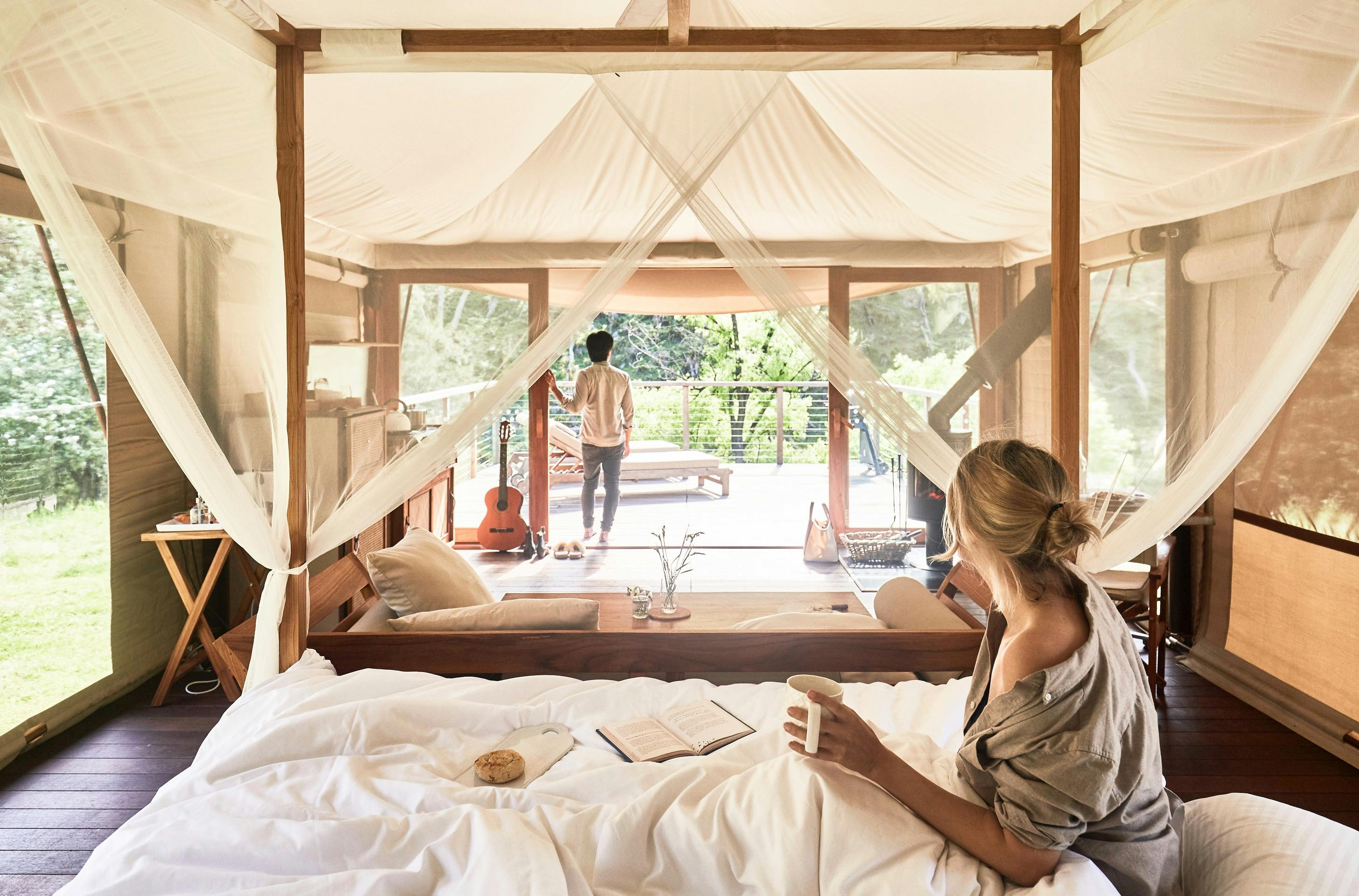 View from Adults Only Luxury Glamping Tent