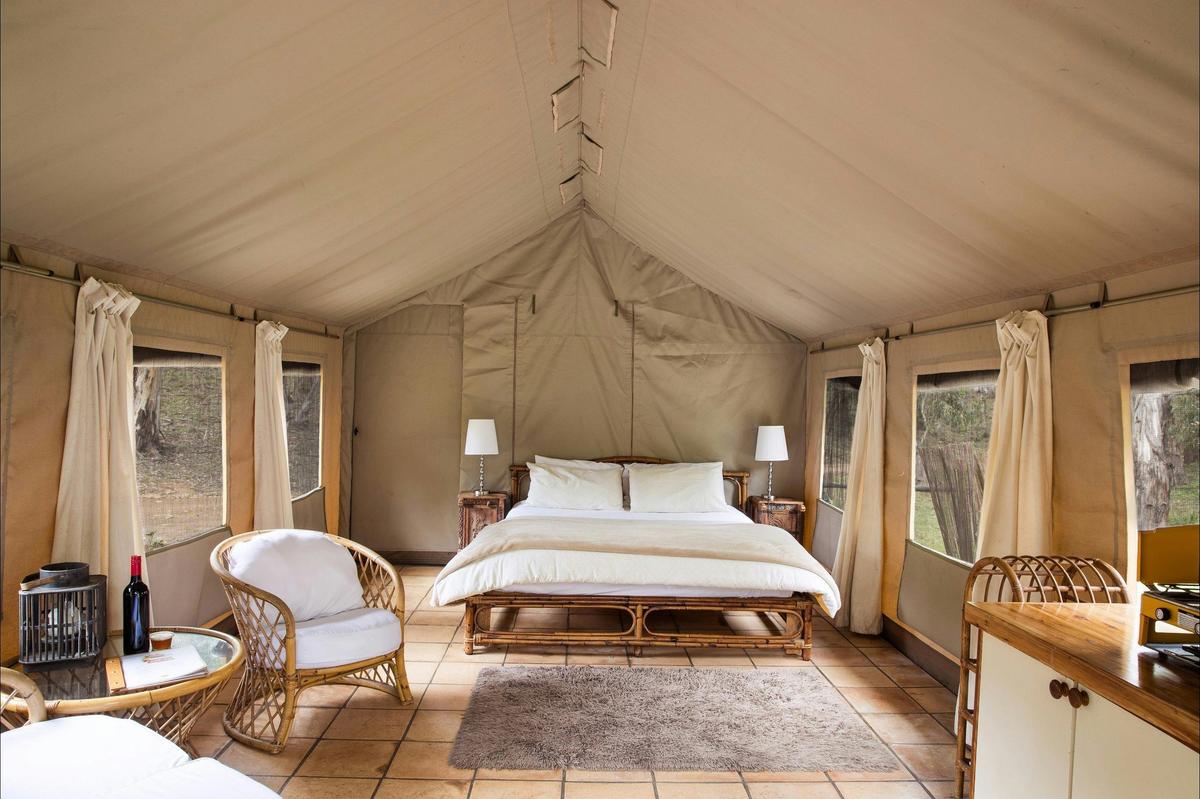 Glamping is romantic and fun