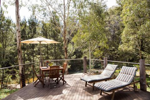 Relax by the river outside.