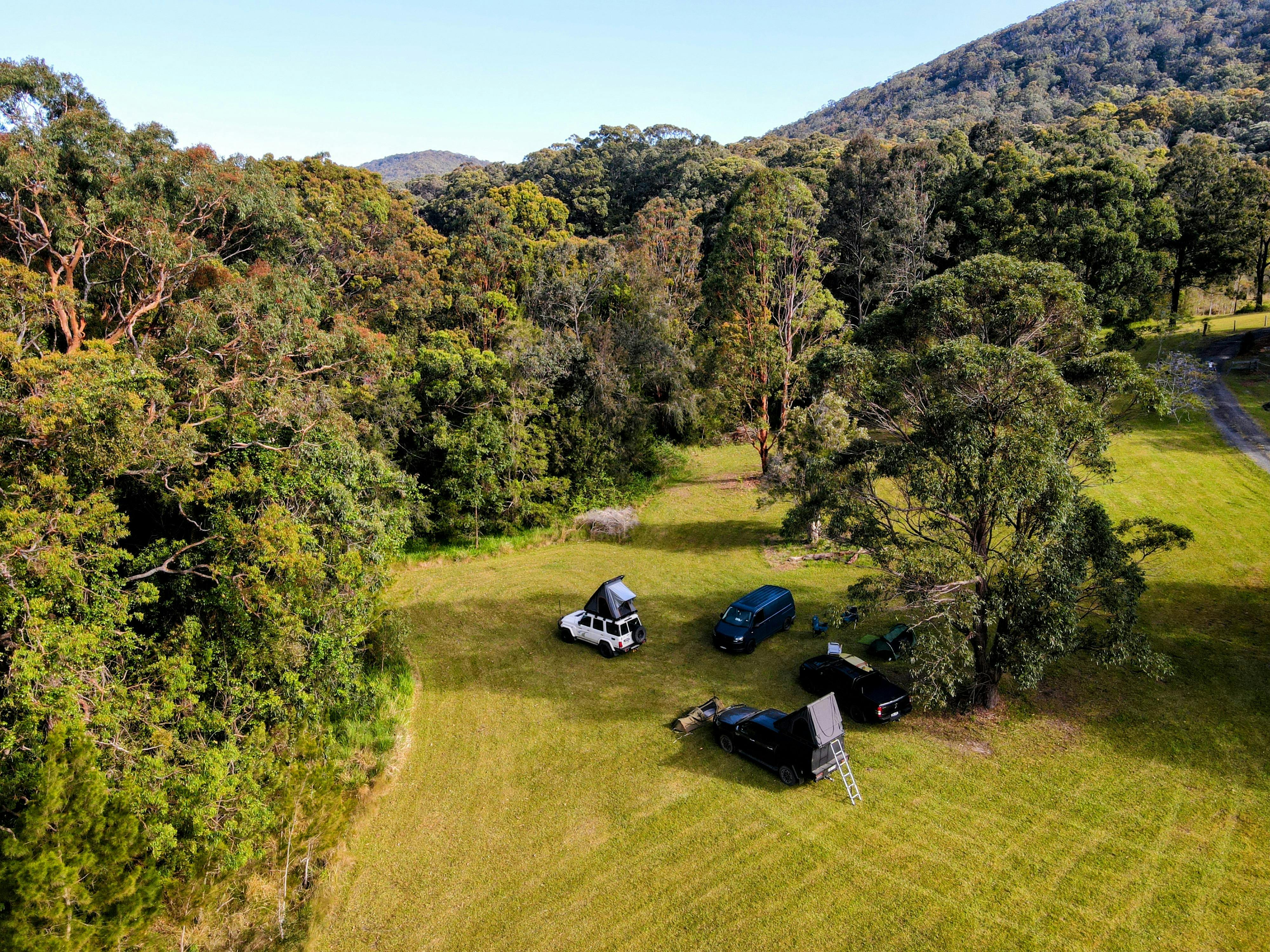 Camping on the paddocks