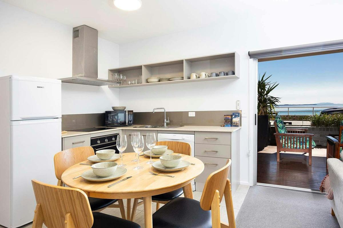 Dining and kitchen