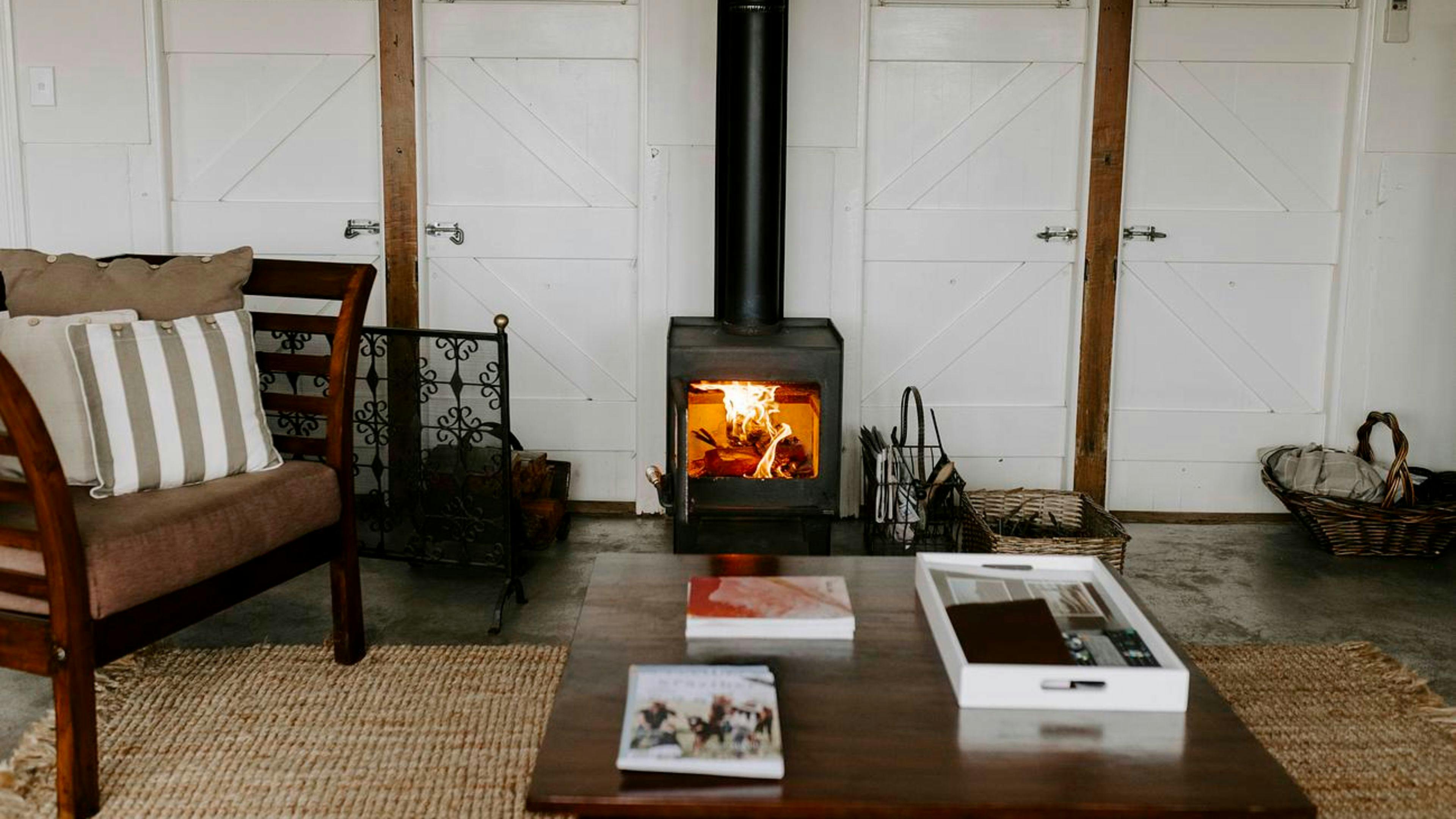 Fireplace (photo courtesy Gillian Keogh Photography & RipaRide)