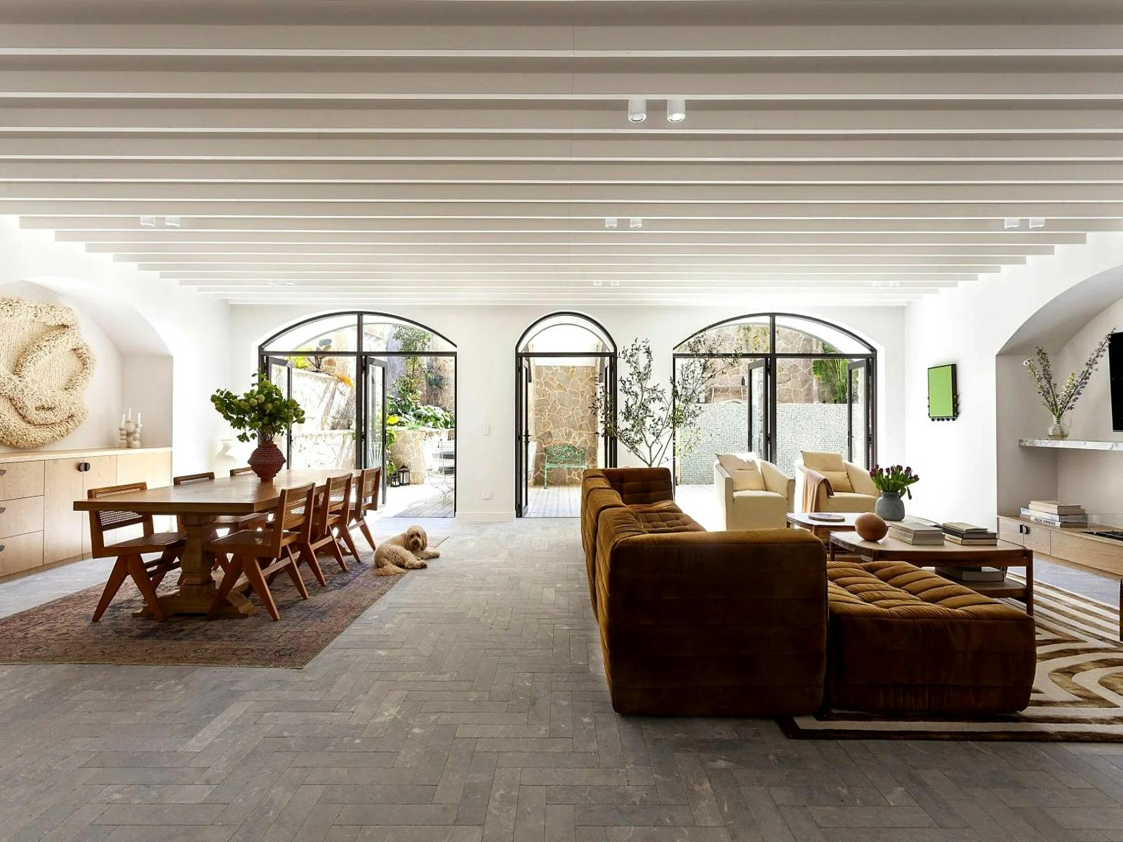 Spacious open plan  living and dining