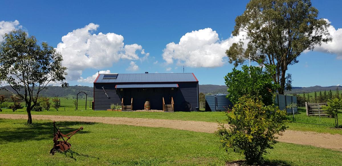 Back entrance to Lodge and car parking