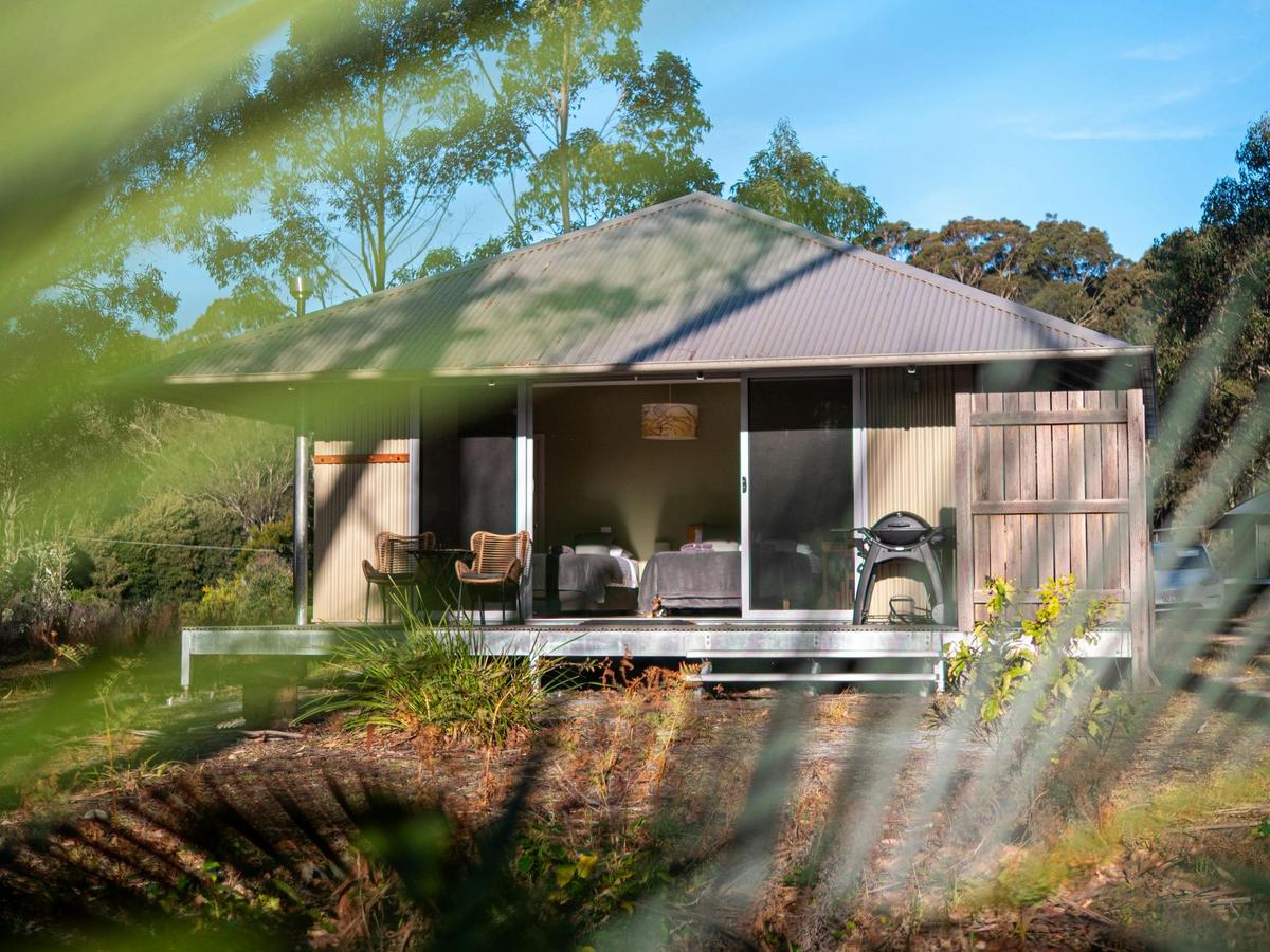 Outside deck of Burrawang Eco-cabin
