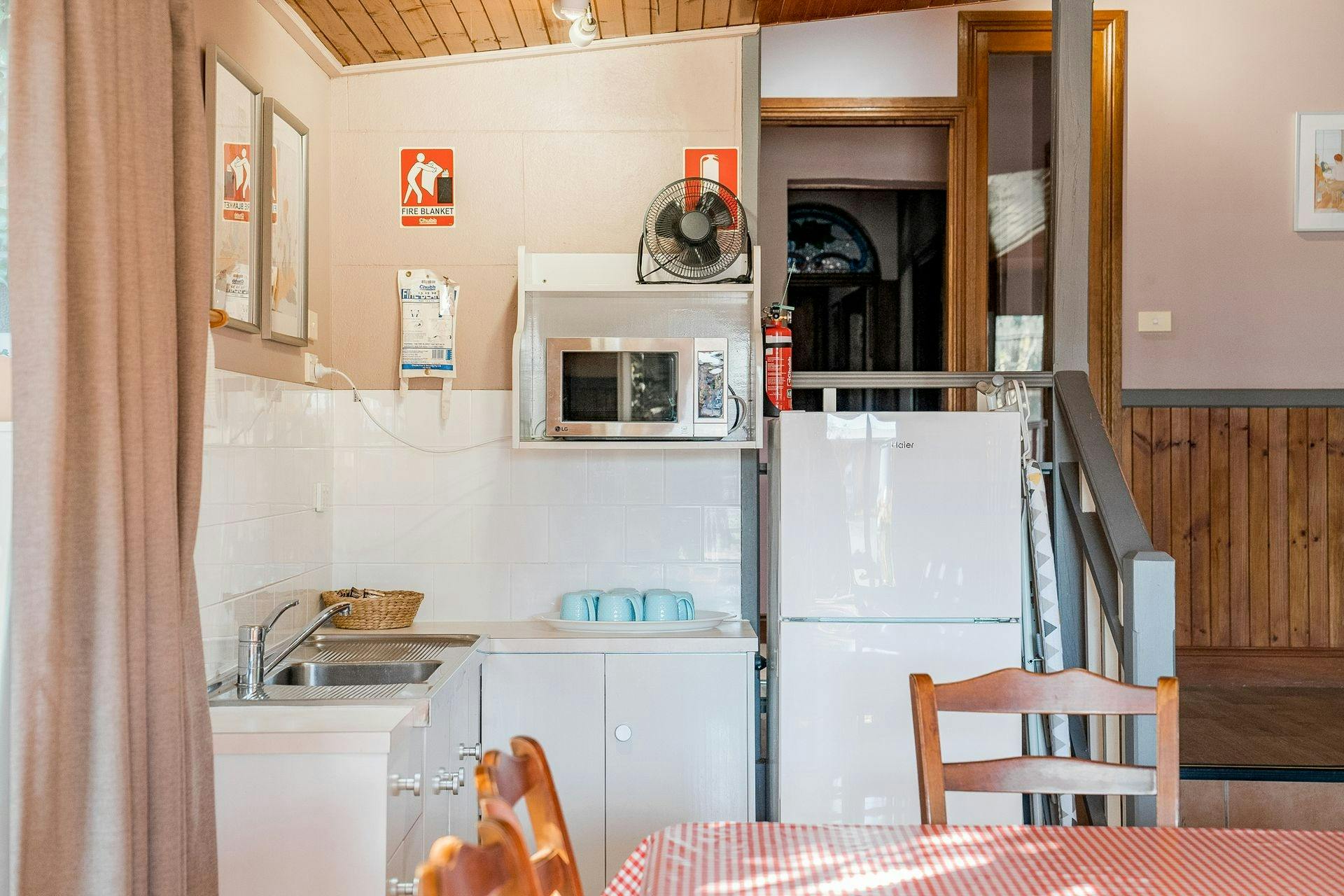 Kitchenette at Henry's Cottage