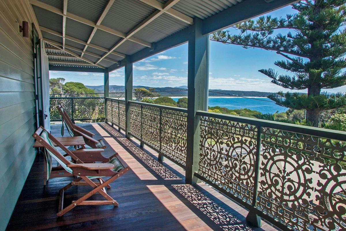 Sea view from the balcony of the Heritage Rooms/Suites at the Tathra Hotel