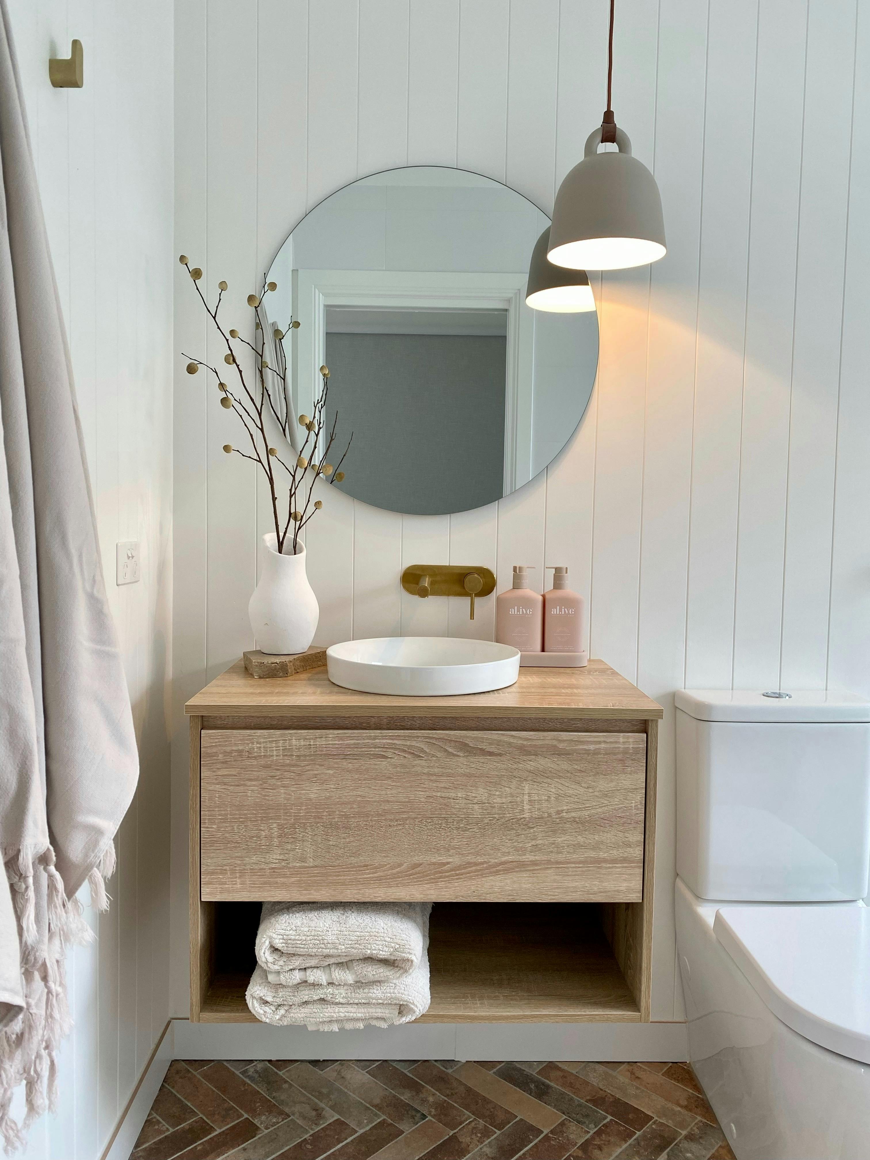 Beautiful bathroom with freestanding tub