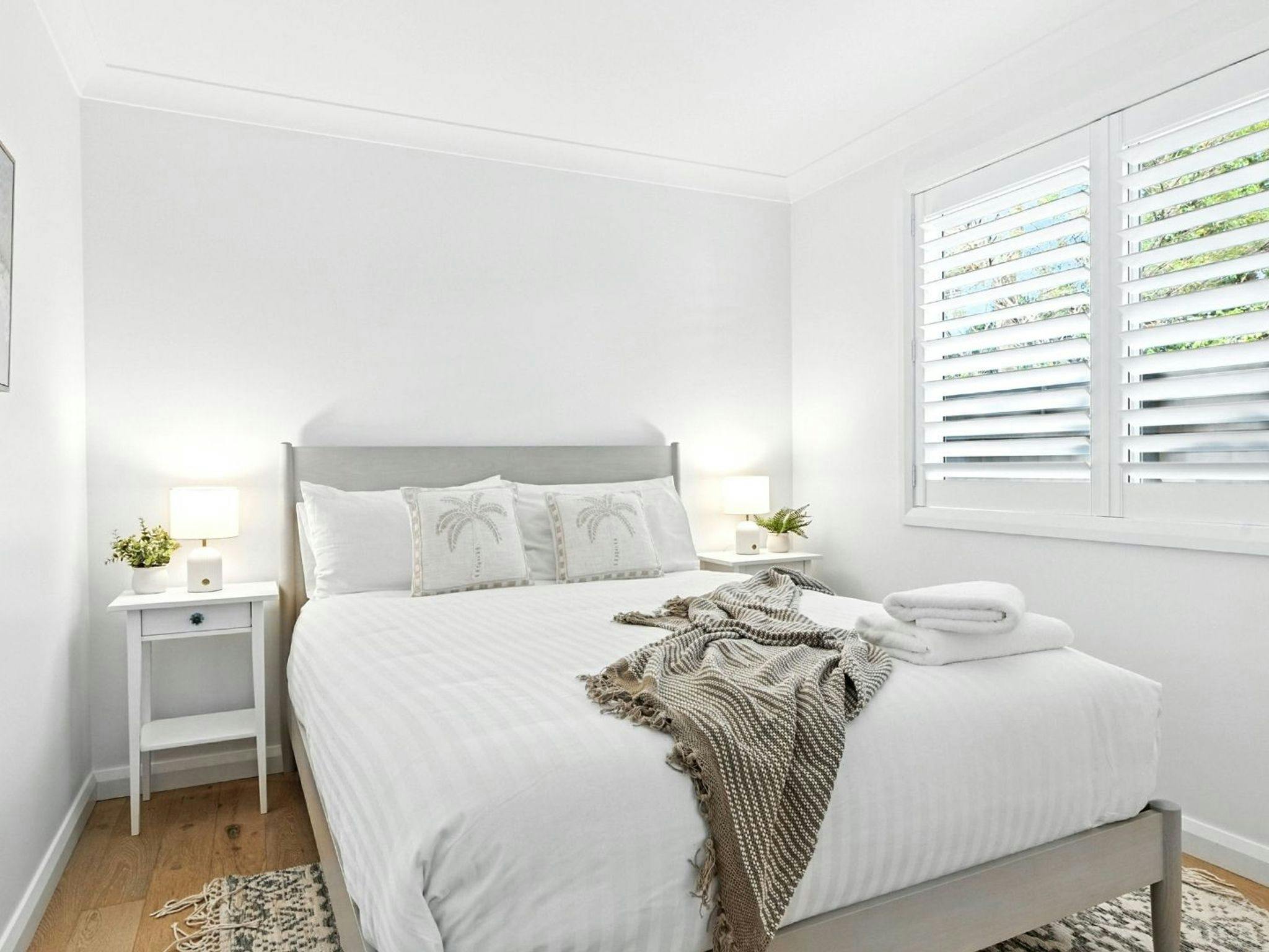 The Salty Perch | Bedroom 2 | Queen | Air conditioned | Fan | Electric blanket