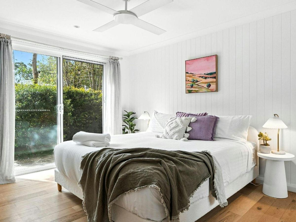 The Salty Perch | Bedroom 1 | King | Air conditioning | Ceiling fan | Ensuite | Access to garden