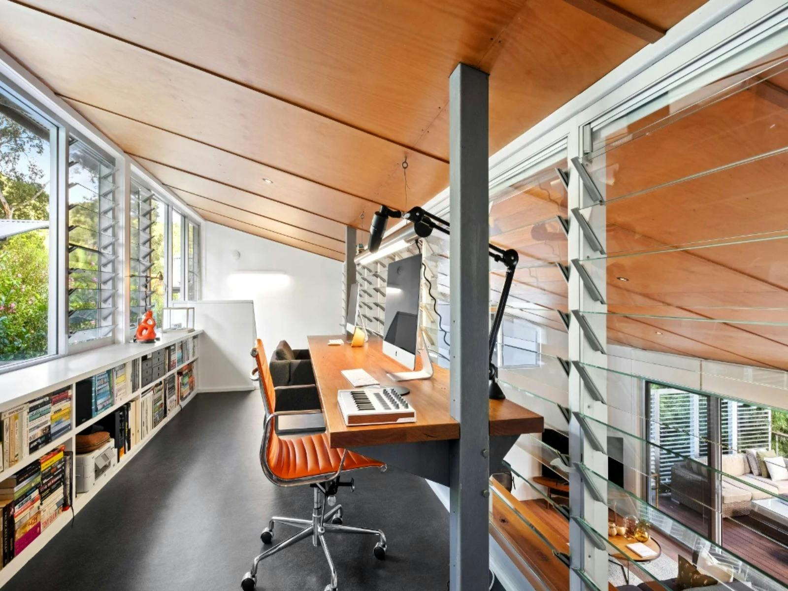 Home with study area