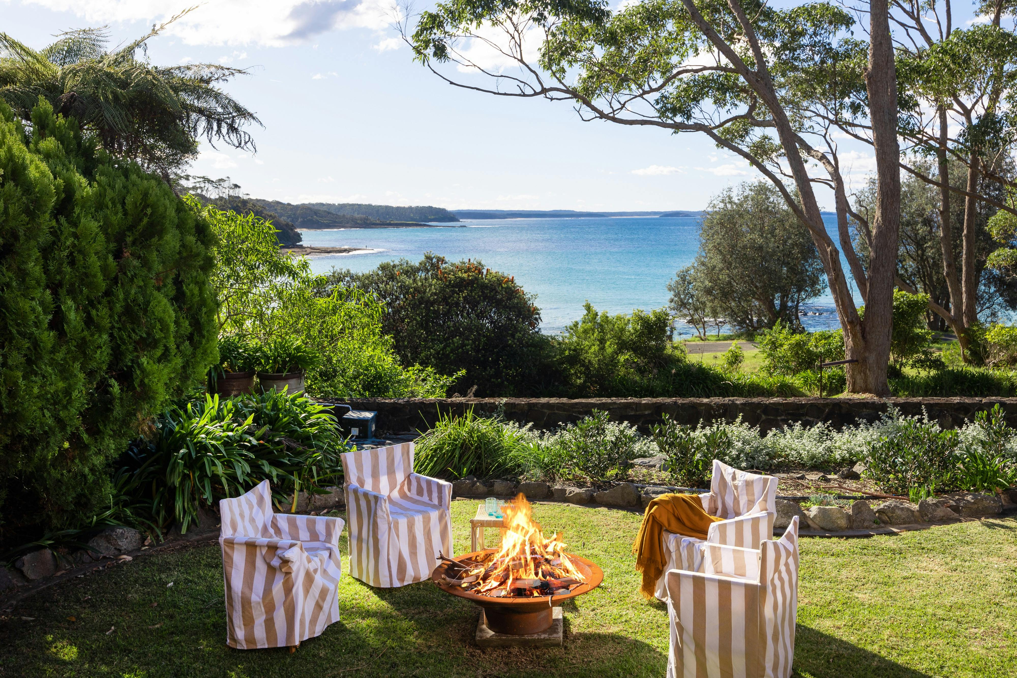 On cooler days enjoy the firepit outside or the wood fire place inside.