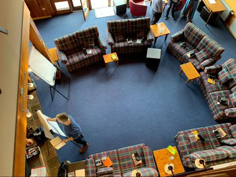 Setting Up For A Team Building Session